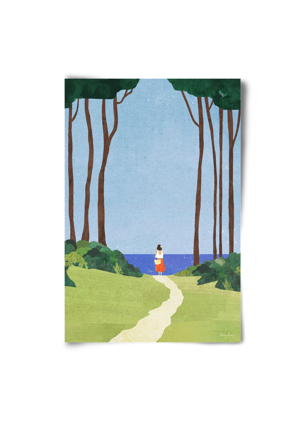 Beach Girl II, 20x30 cm, Keret nélkül