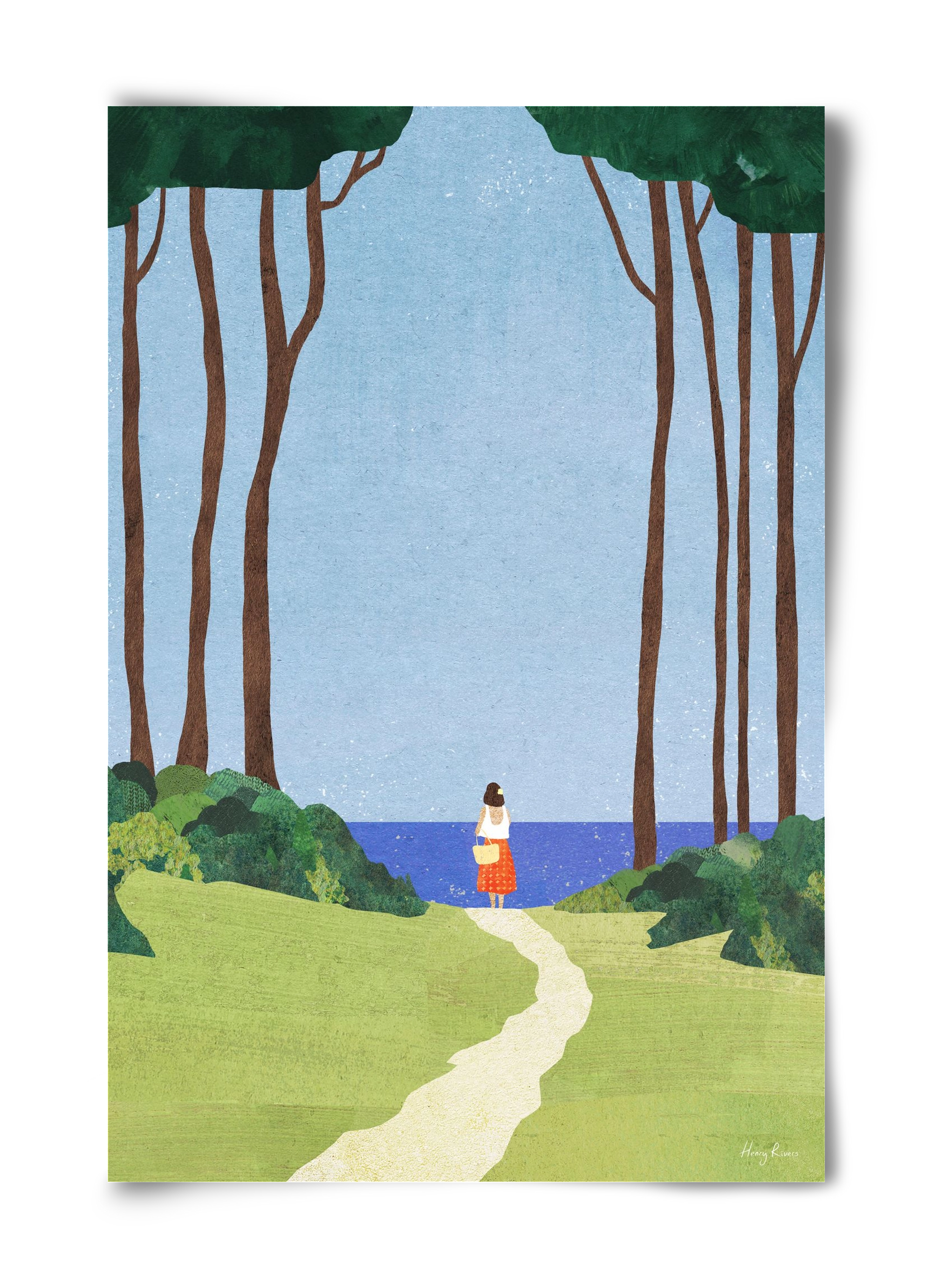 Beach Girl II, 40x60 cm, Keret nélkül