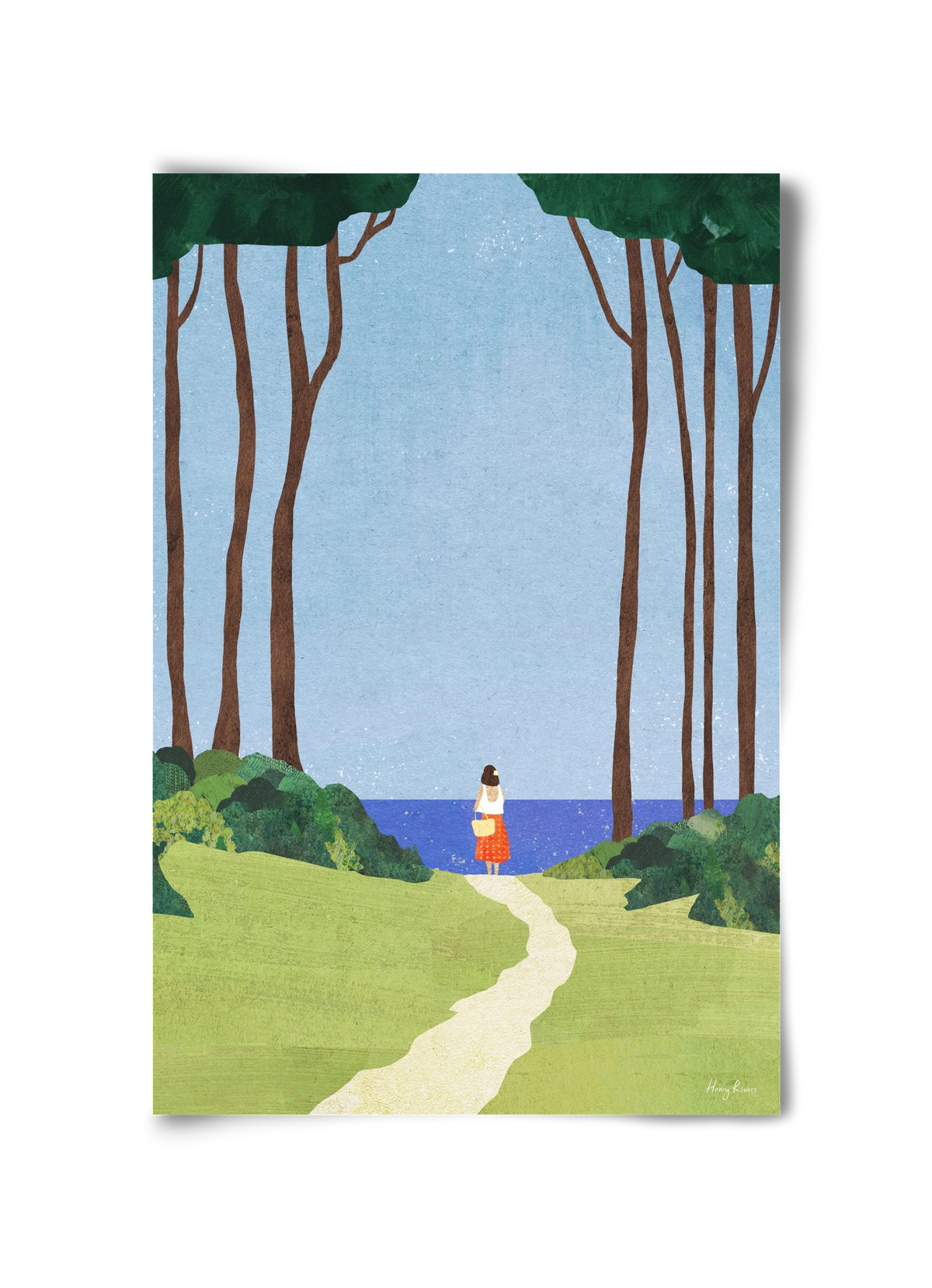 Beach Girl II, 30x45 cm, Keret nélkül