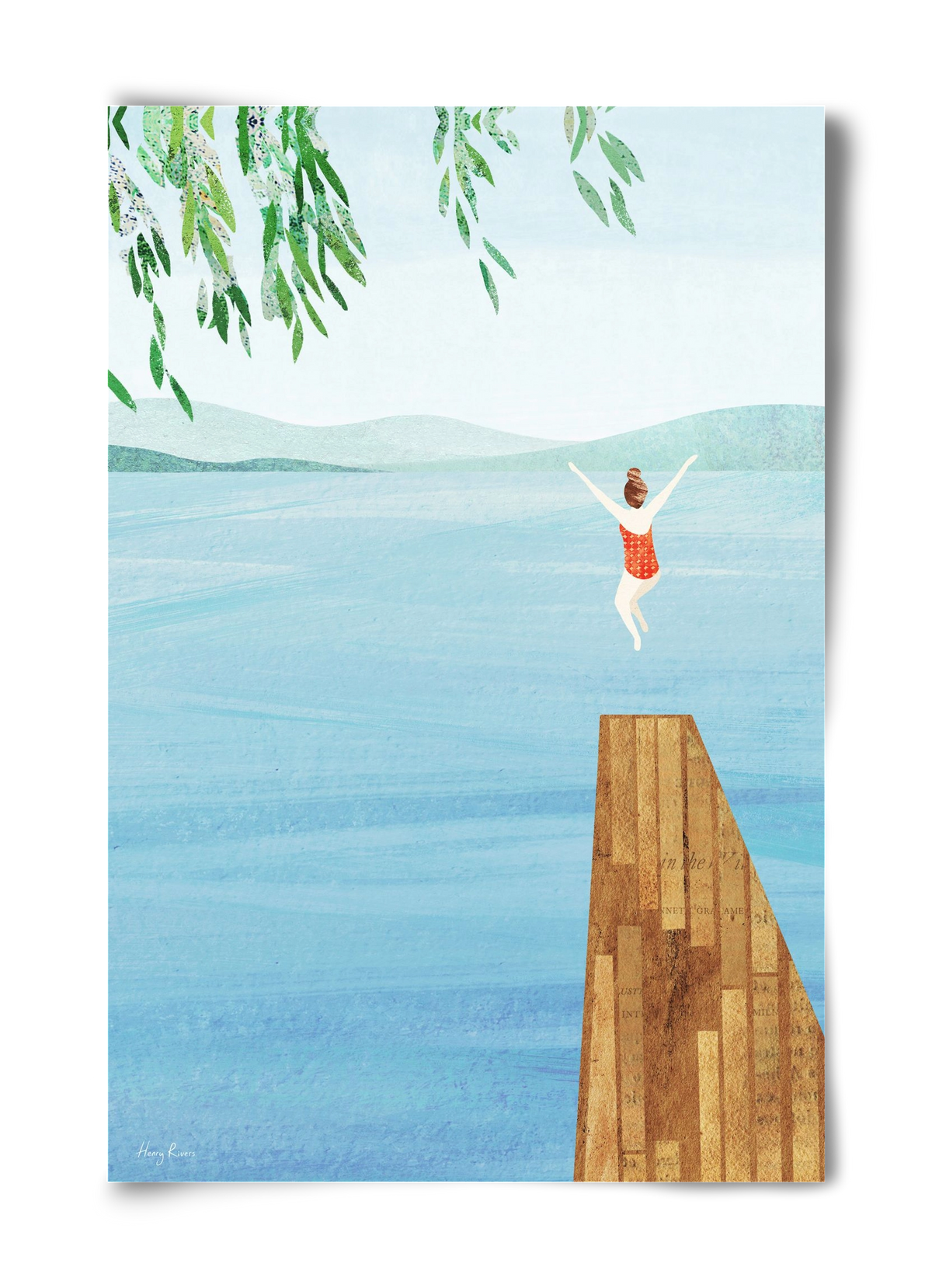 Wild Swimming, 40x60 cm, Keret nélkül