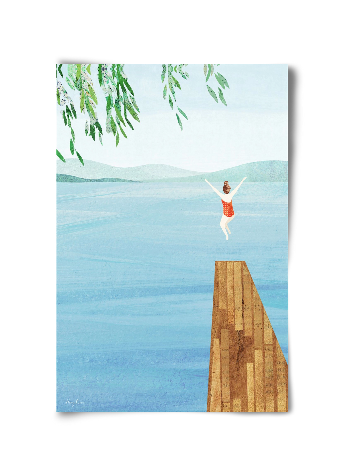 Wild Swimming, 30x45 cm, Keret nélkül