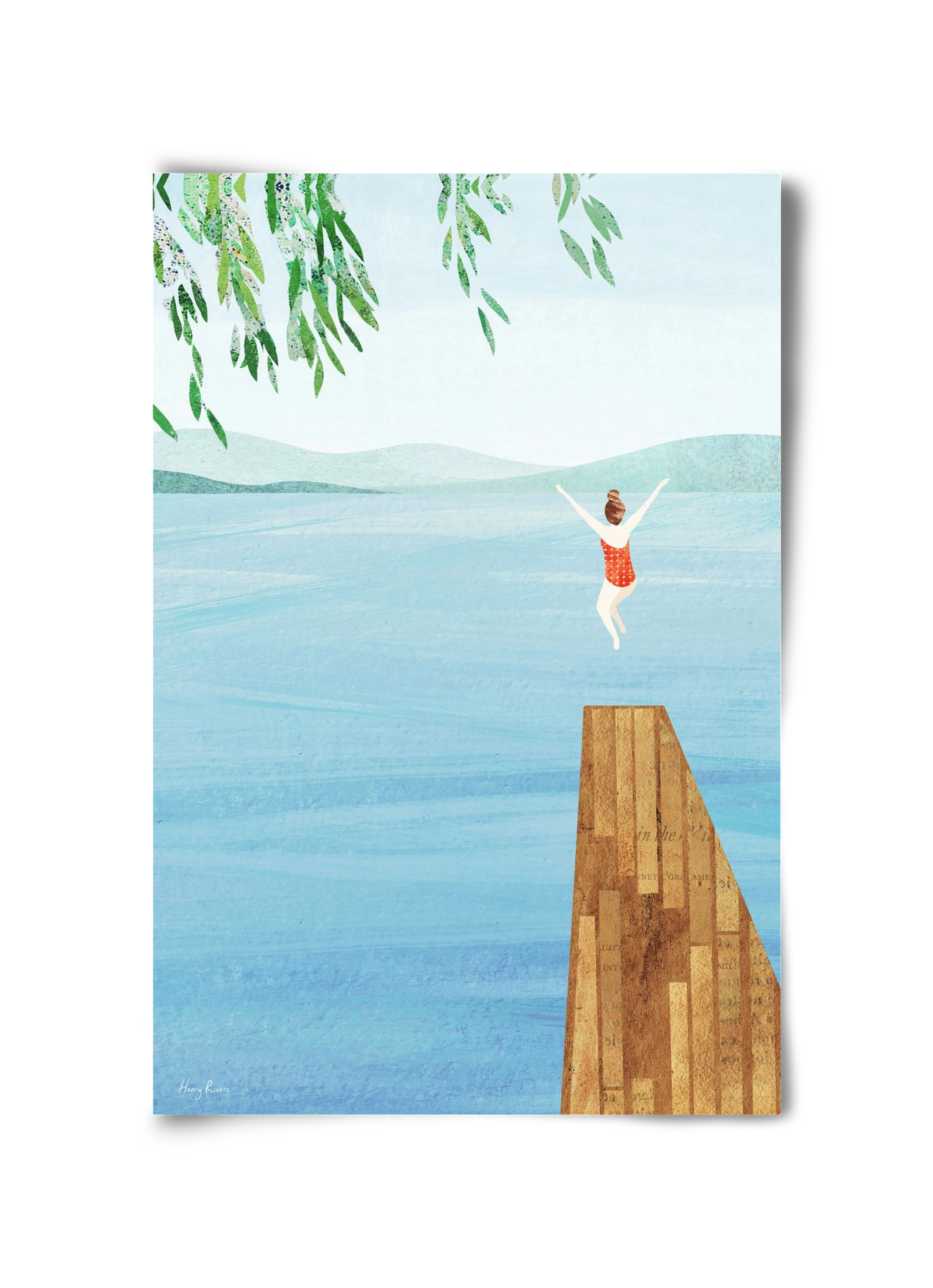 Wild Swimming, 30x45 cm, Keret nélkül