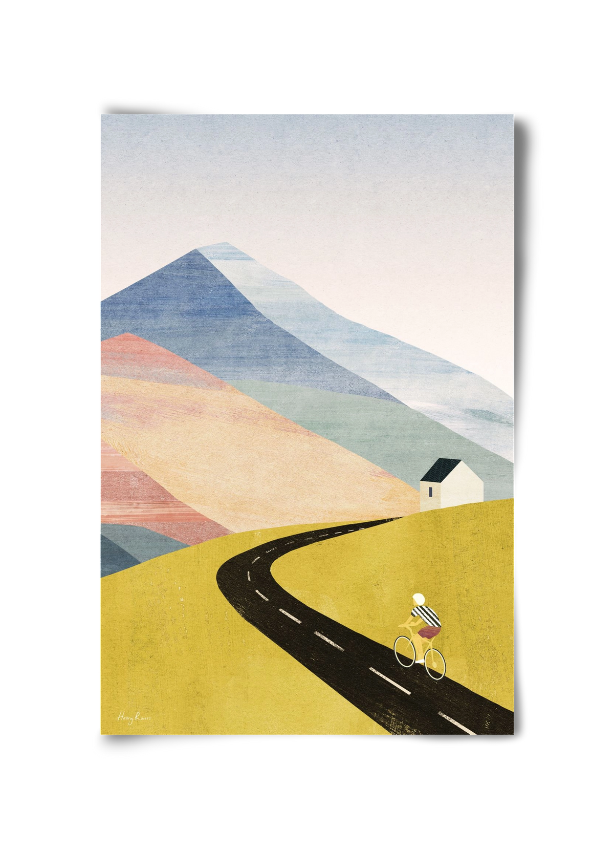 Cycling home, 30x45 cm, Keret nélkül