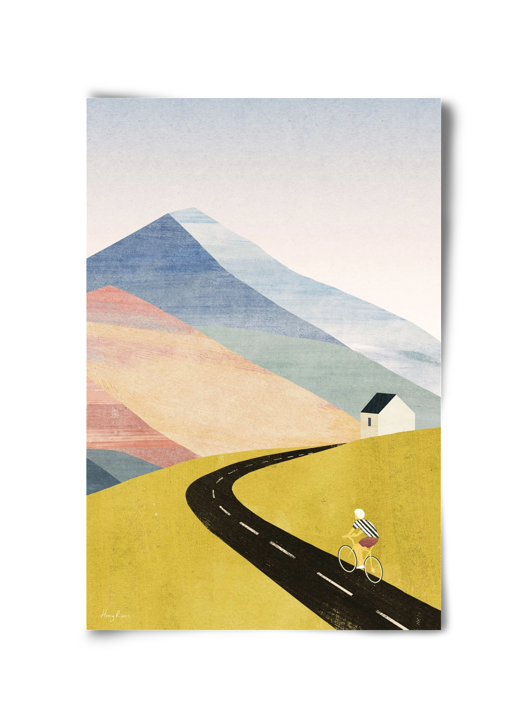 Cycling home, 30x45 cm, Keret nélkül