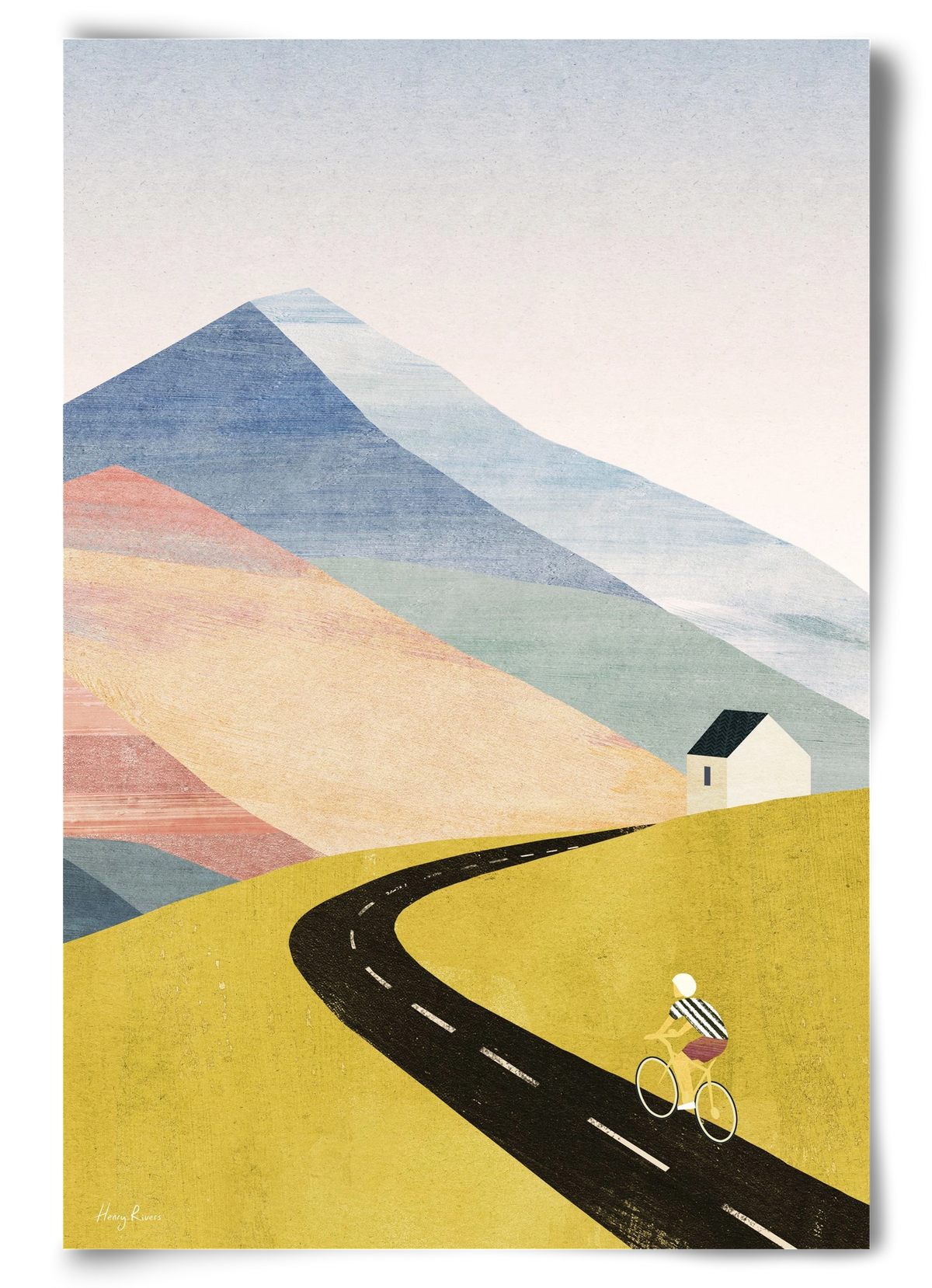 Cycling home, 60x90 cm, Keret nélkül
