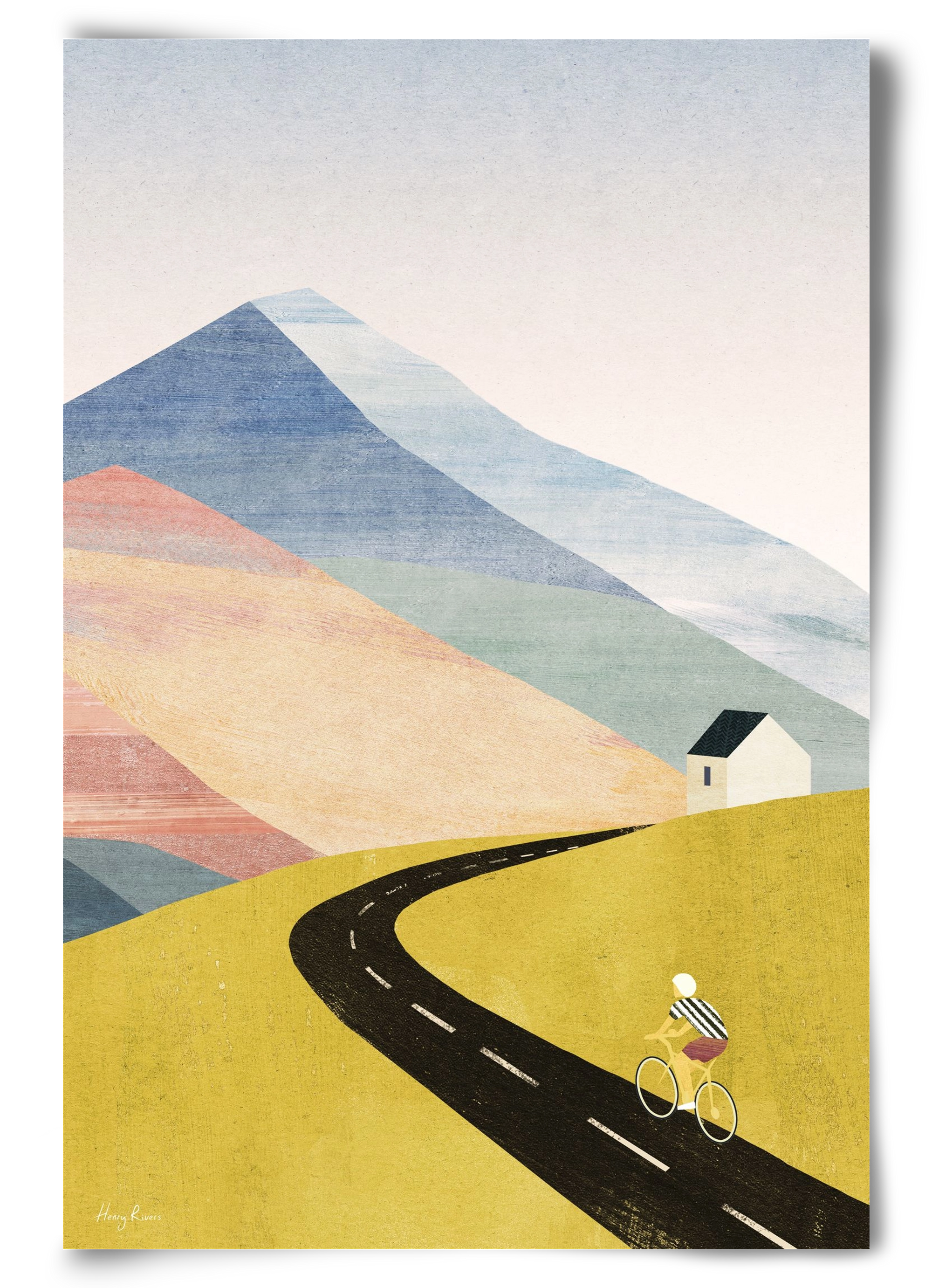 Cycling home, 60x90 cm, Keret nélkül