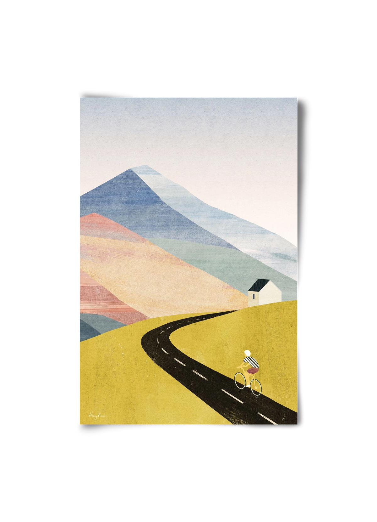 Cycling home, 20x30 cm, Keret nélkül