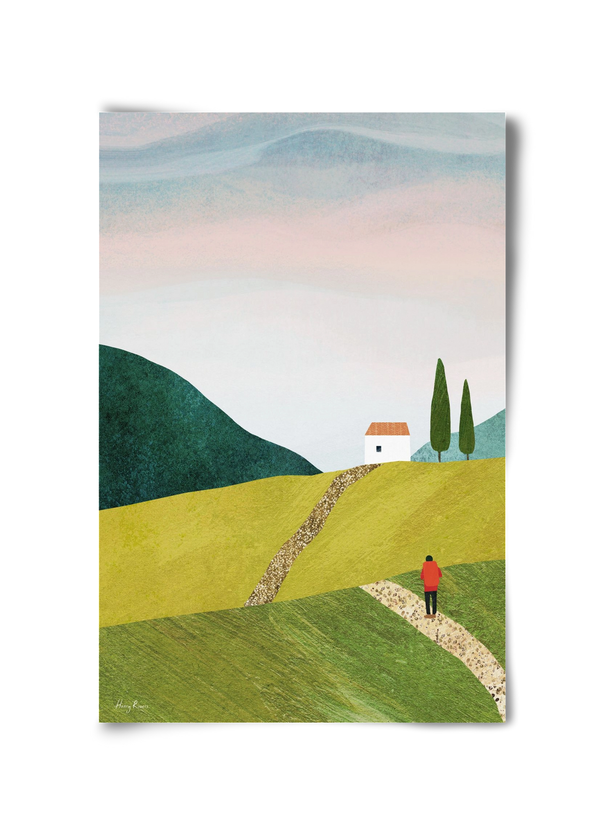 Walking home, 30x45 cm, Keret nélkül