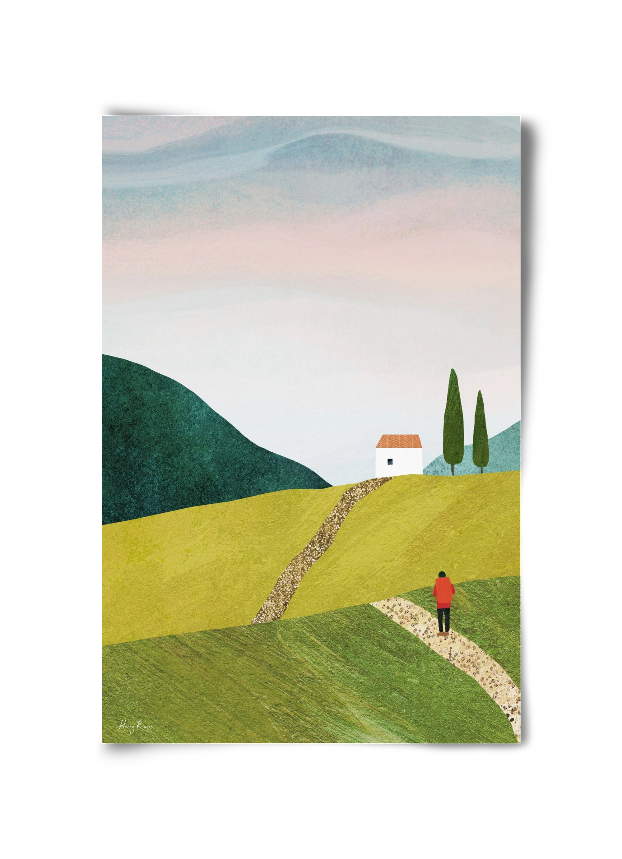 Walking home, 30x45 cm, Keret nélkül