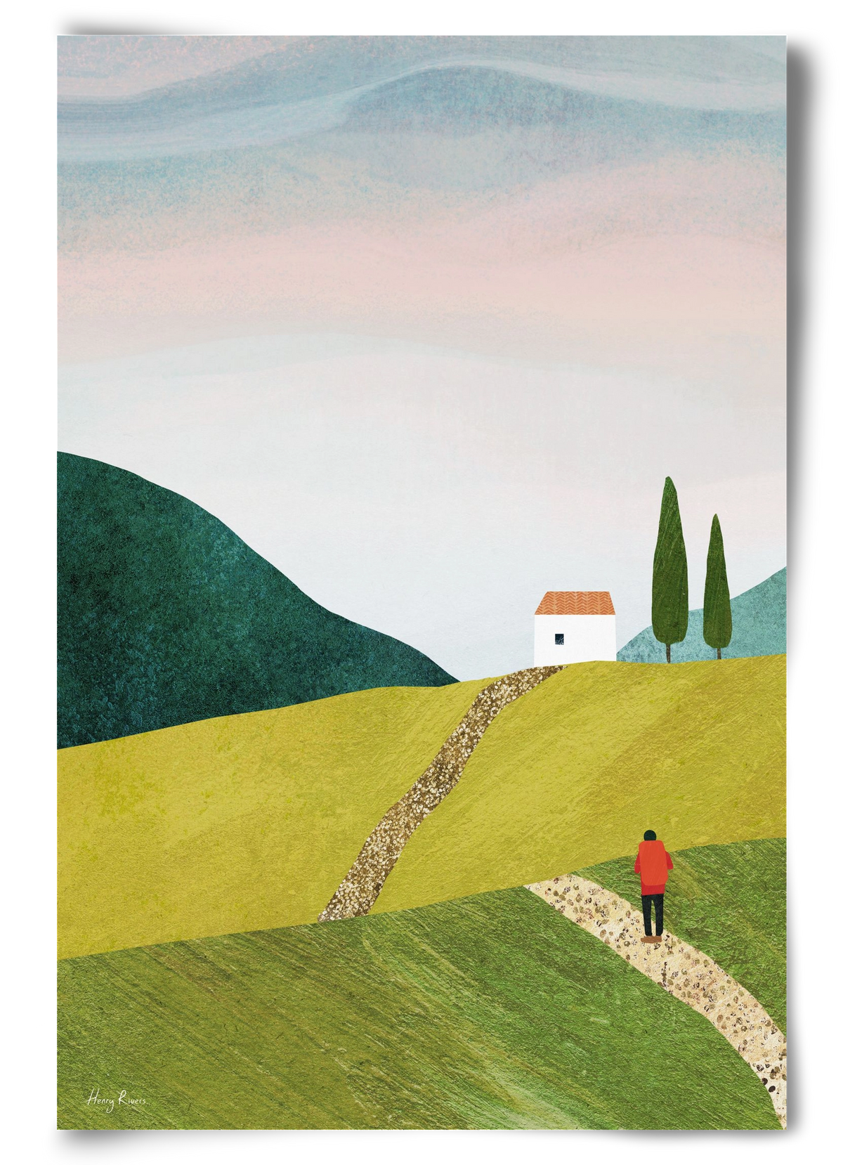 Walking home, 60x90 cm, Keret nélkül