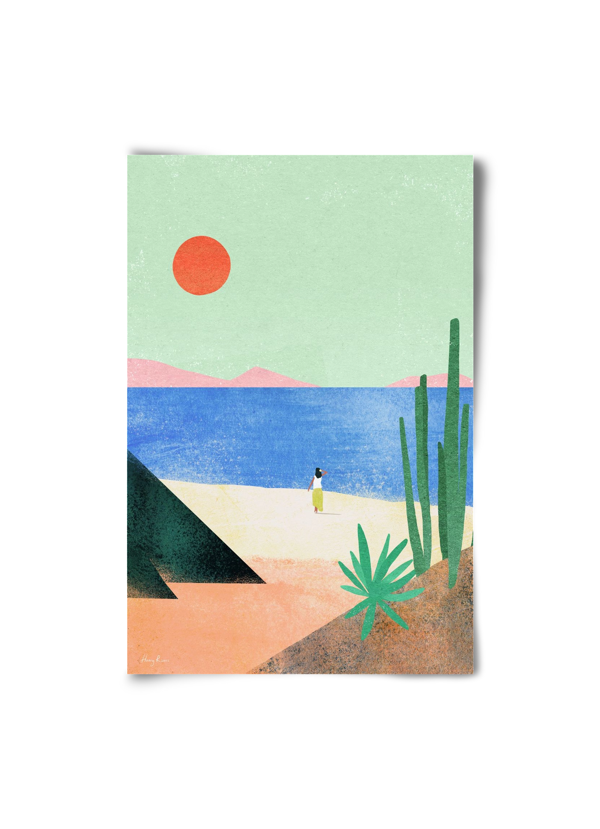 Beach Girl III, 20x30 cm, Keret nélkül