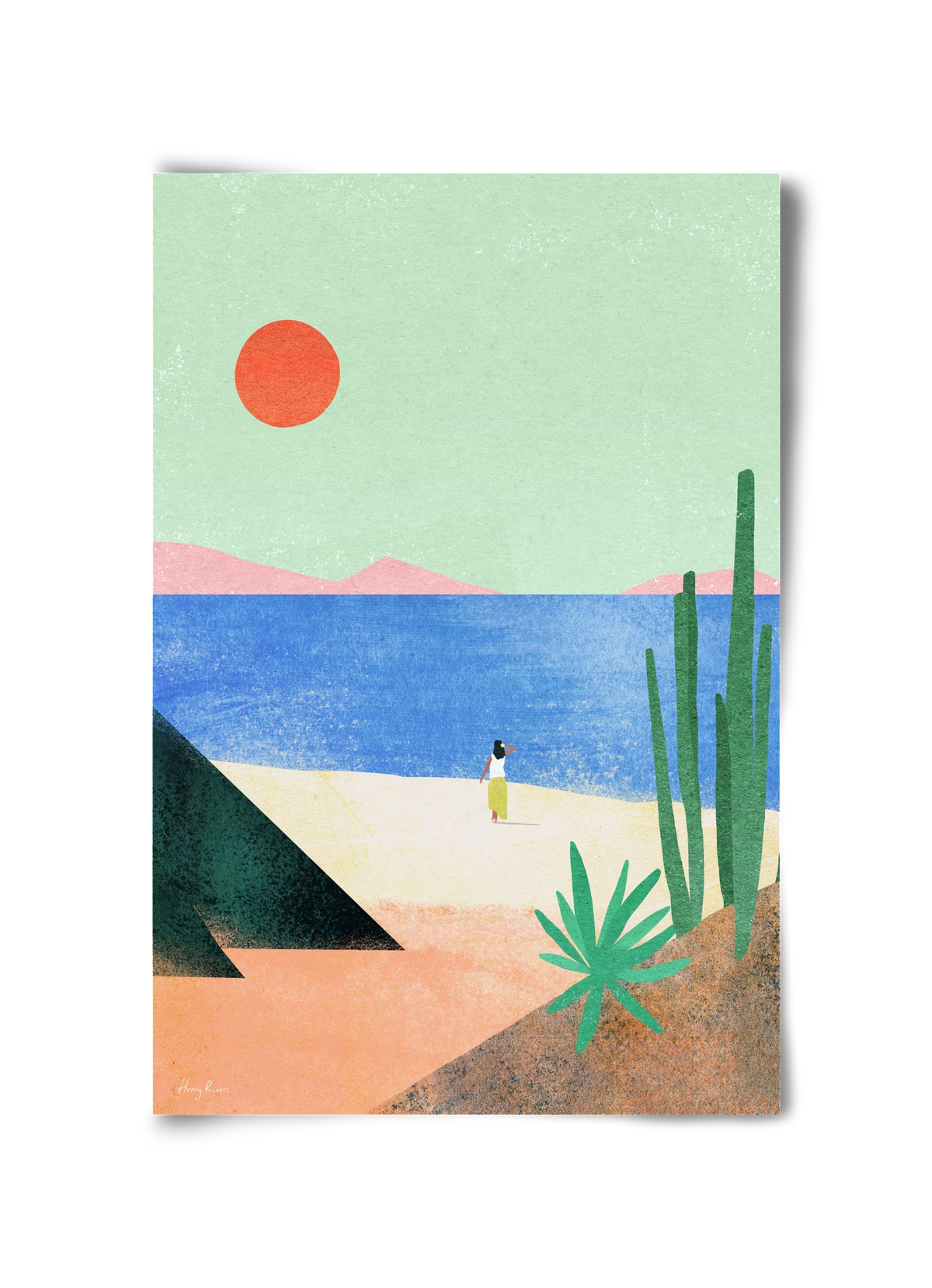 Beach Girl III, 30x45 cm, Keret nélkül