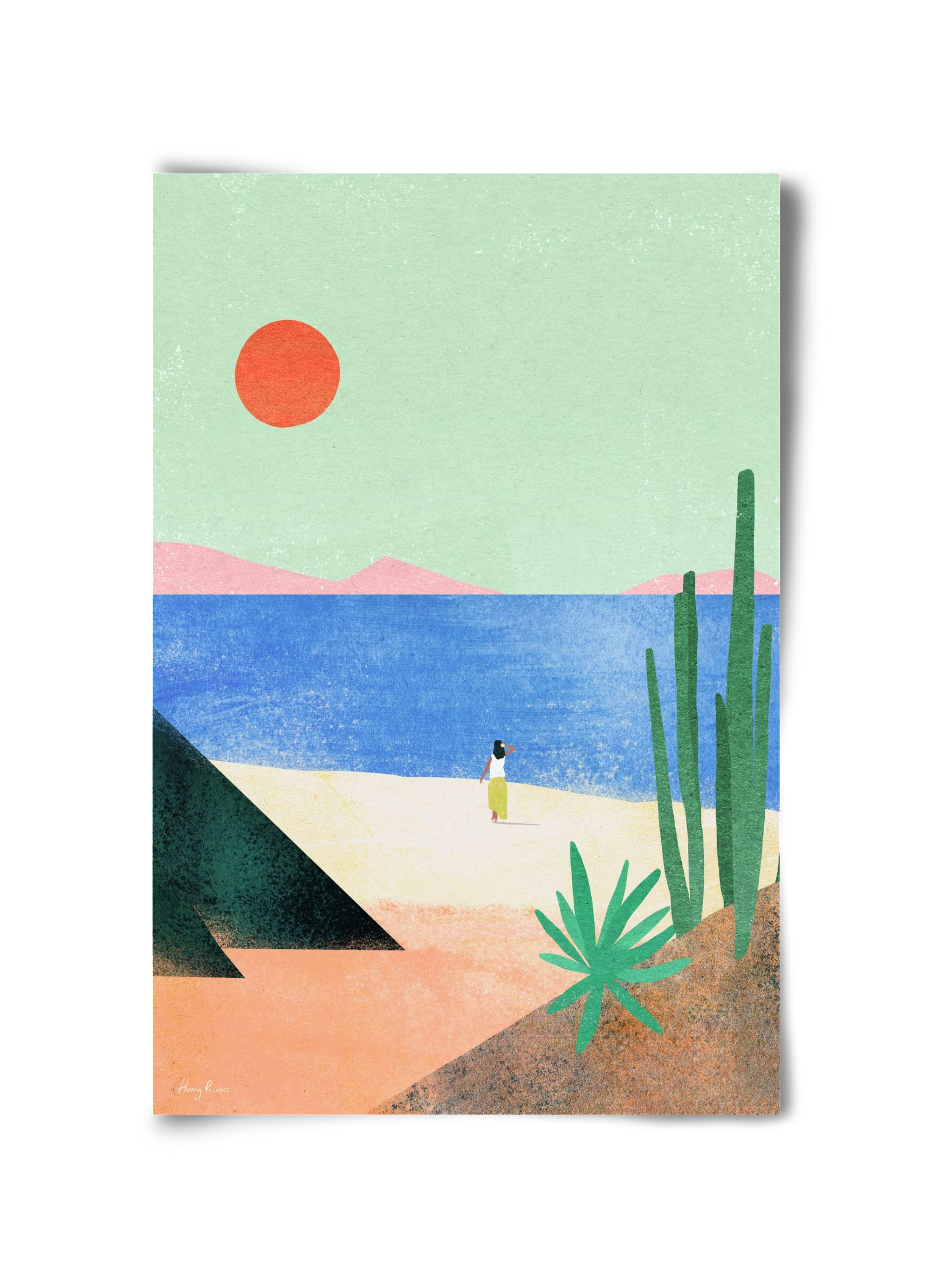 Beach Girl III, 30x45 cm, Keret nélkül