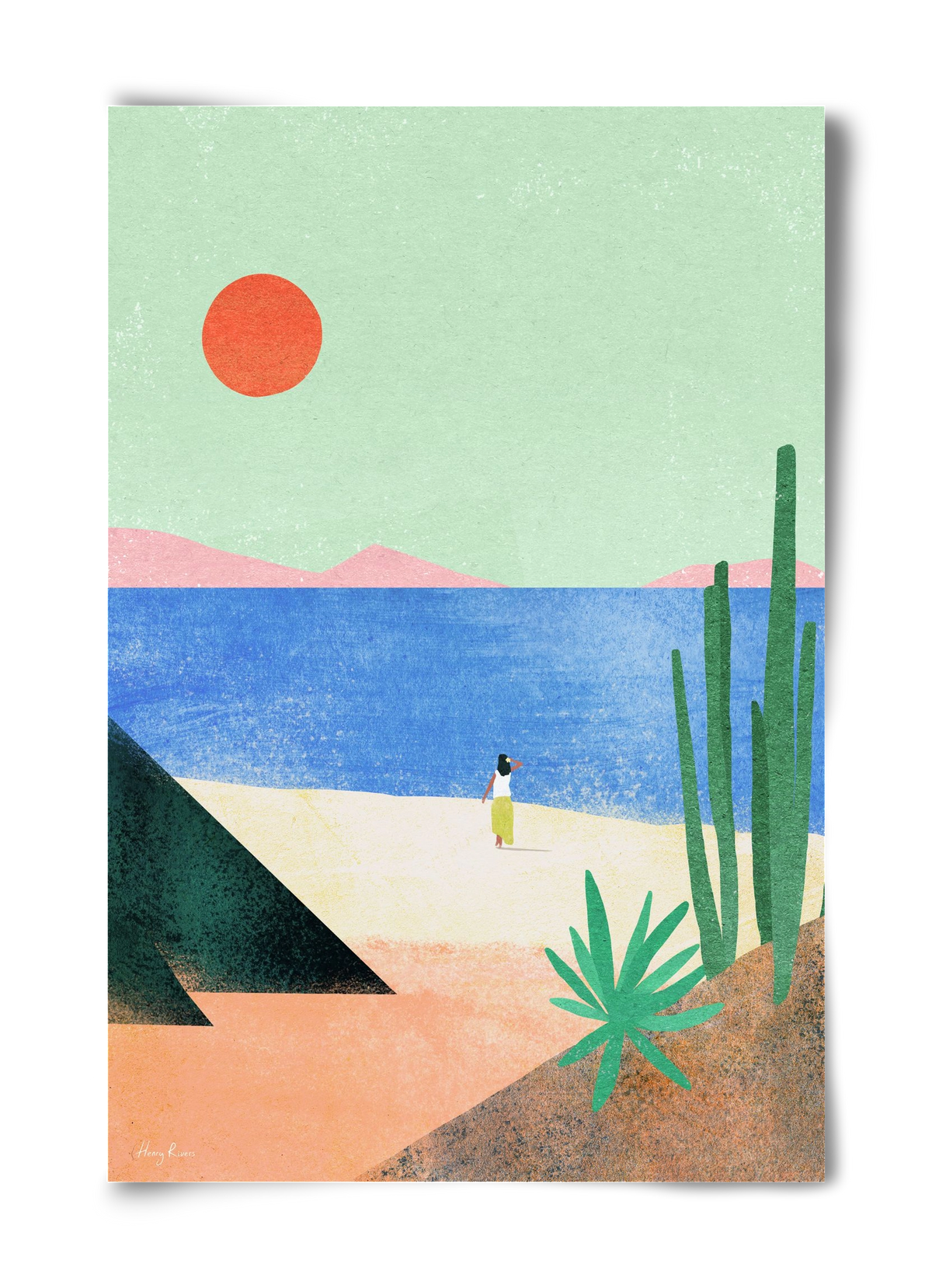 Beach Girl III, 40x60 cm, Keret nélkül