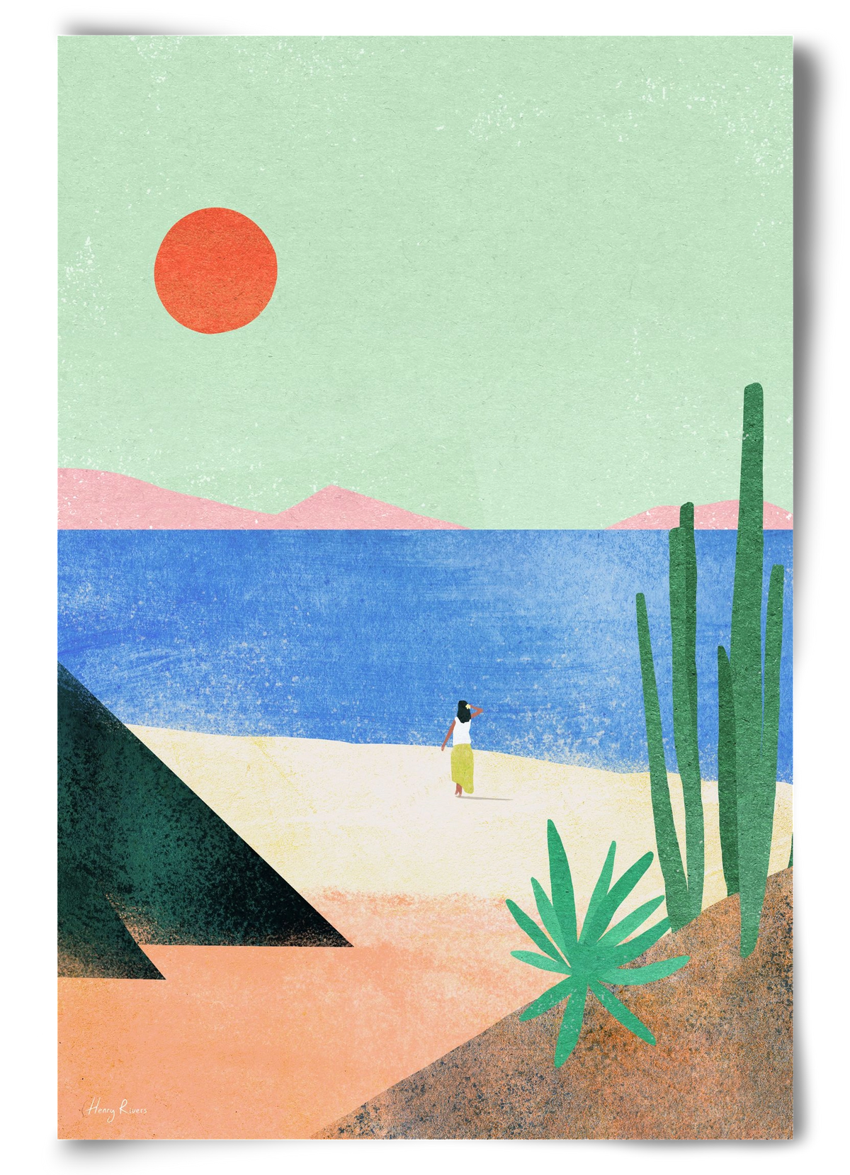 Beach Girl III, 60x90 cm, Keret nélkül