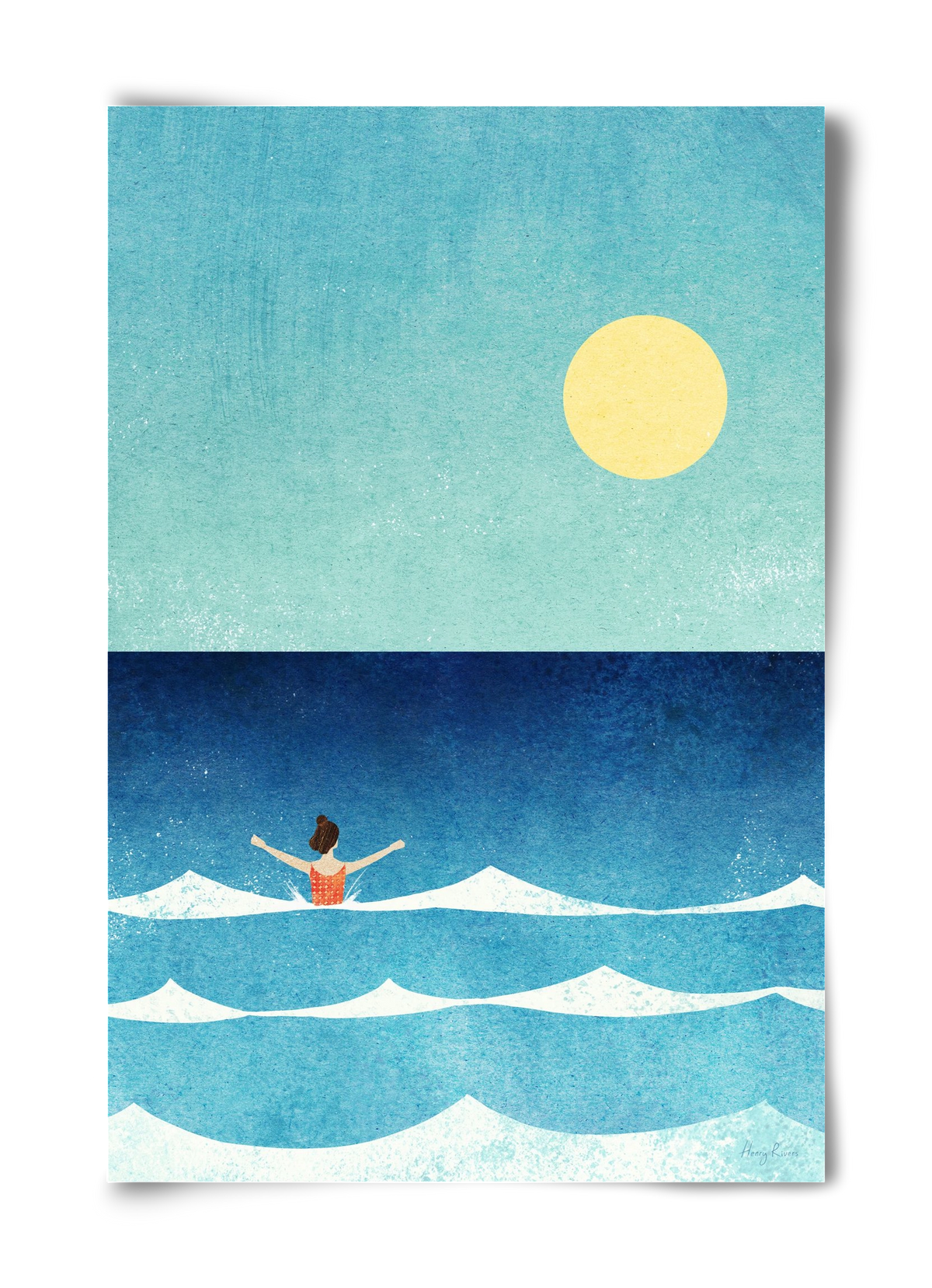 Sea Swim, 40x60 cm, Keret nélkül