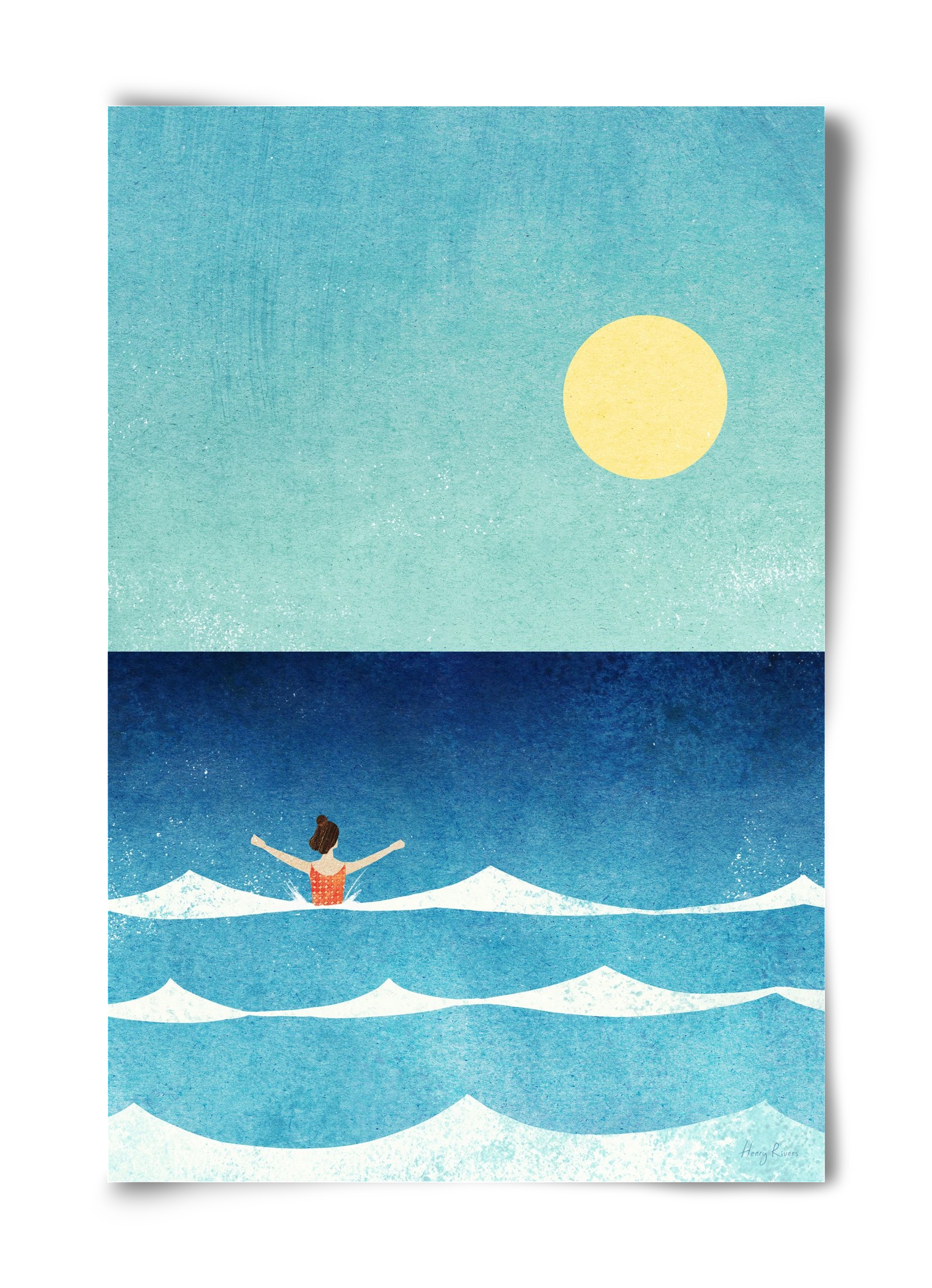 Sea Swim, 40x60 cm, Keret nélkül