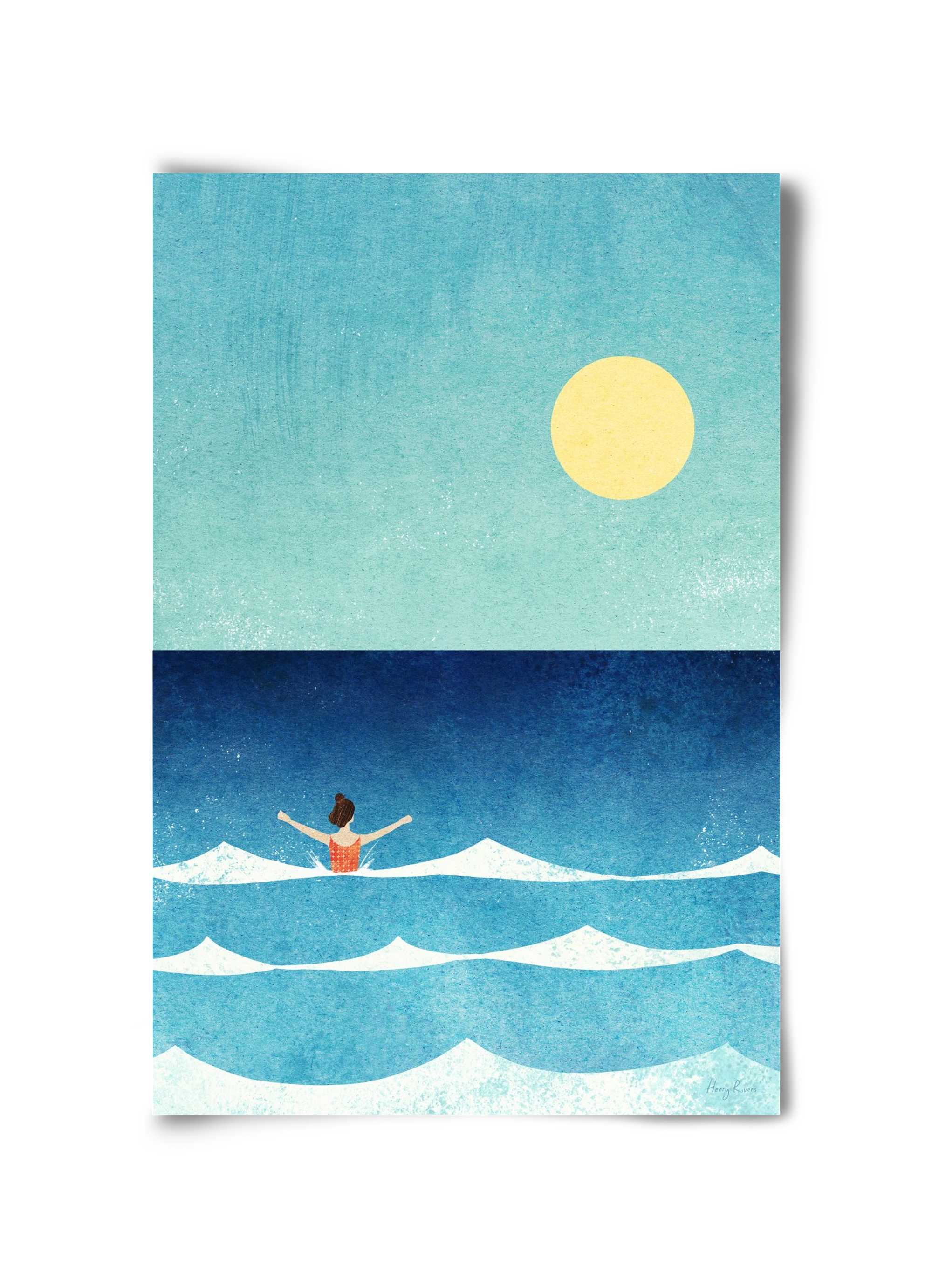 Sea Swim, 30x45 cm, Keret nélkül