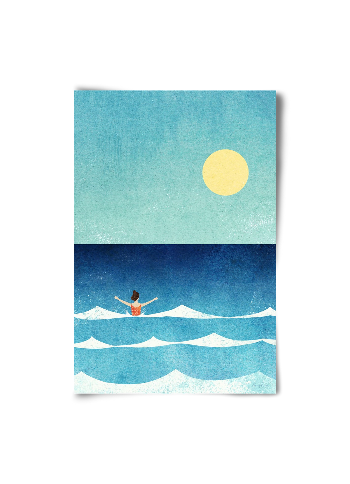 Sea Swim, 20x30 cm, Keret nélkül