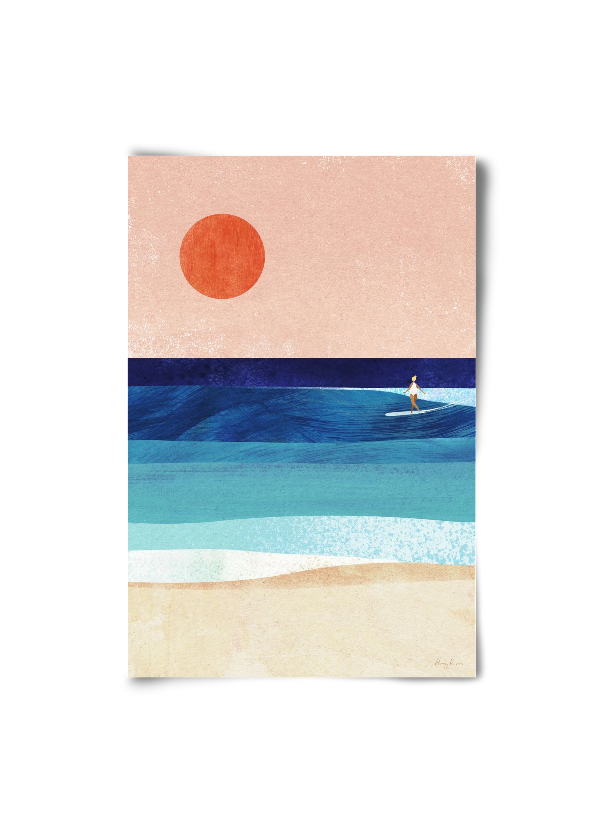 Surf Girl, 20x30 cm, Keret nélkül