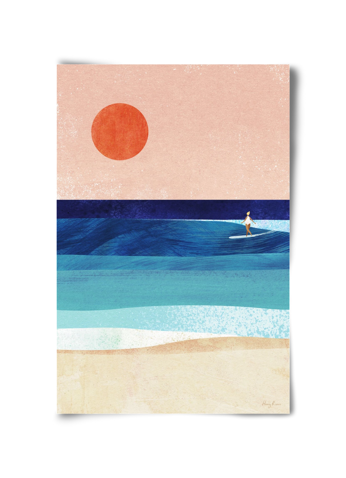 Surf Girl, 30x45 cm, Keret nélkül