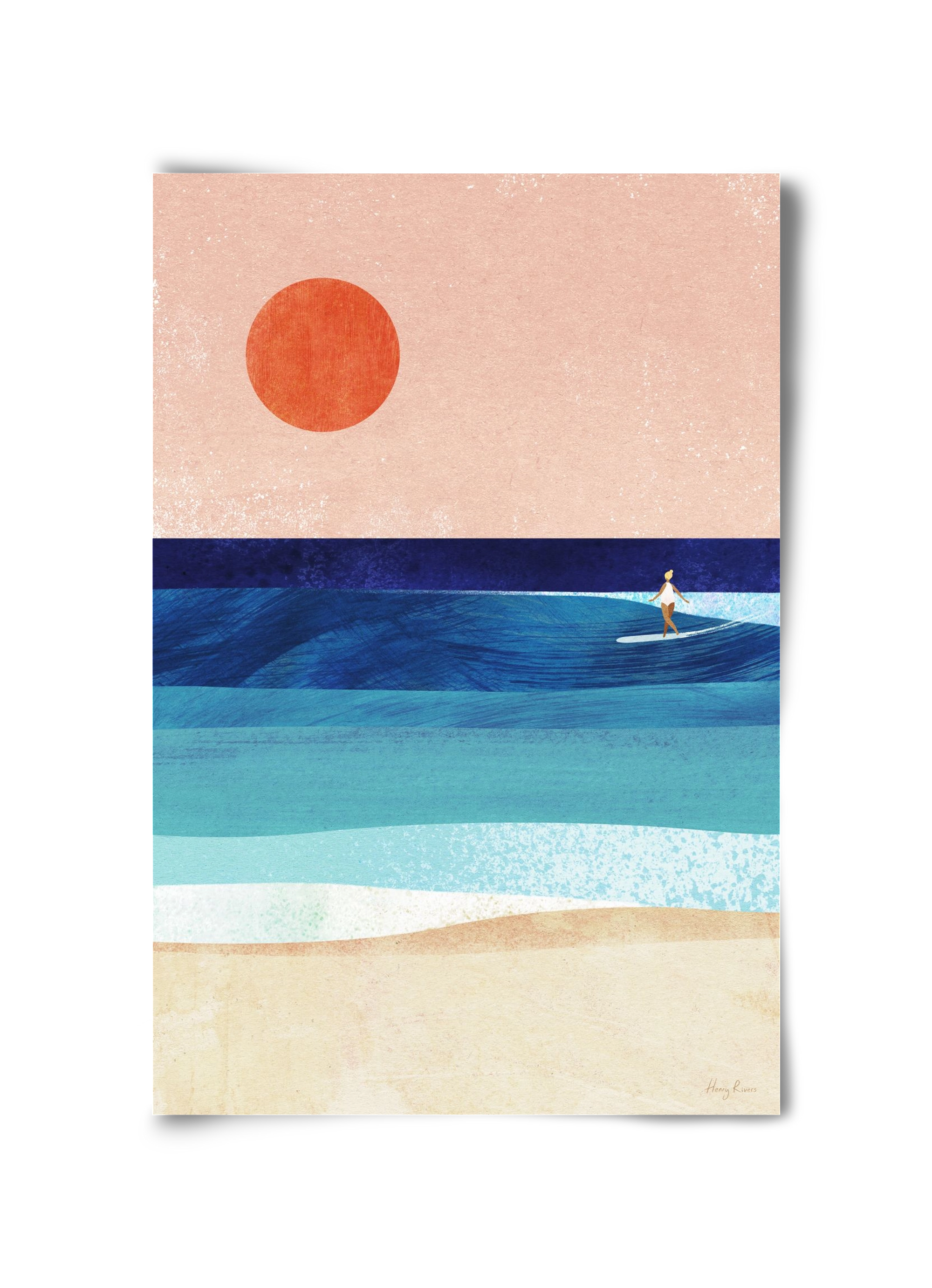 Surf Girl, 30x45 cm, Keret nélkül