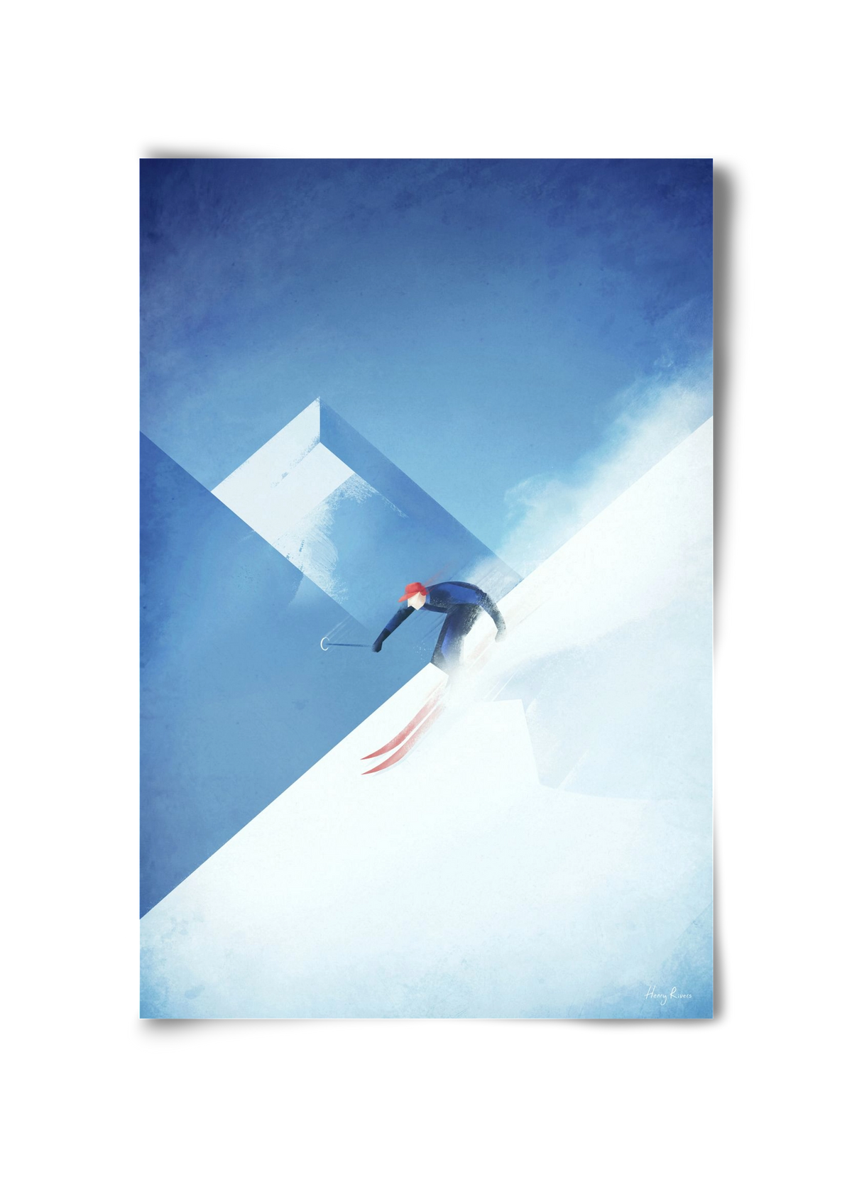 Skier, 30x45 cm, Keret nélkül