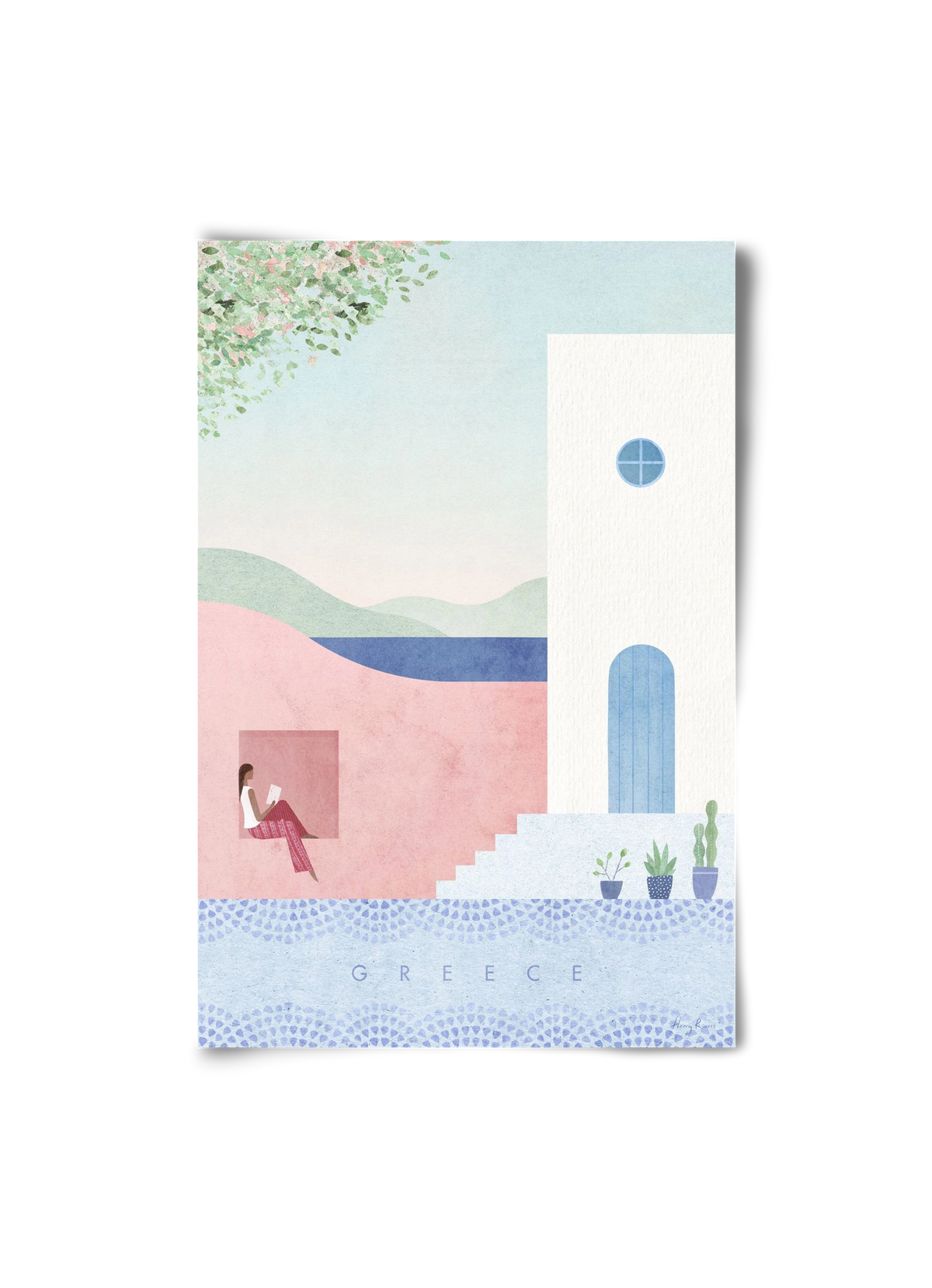 Greece Travel Poster, 20x30 cm, Keret nélkül