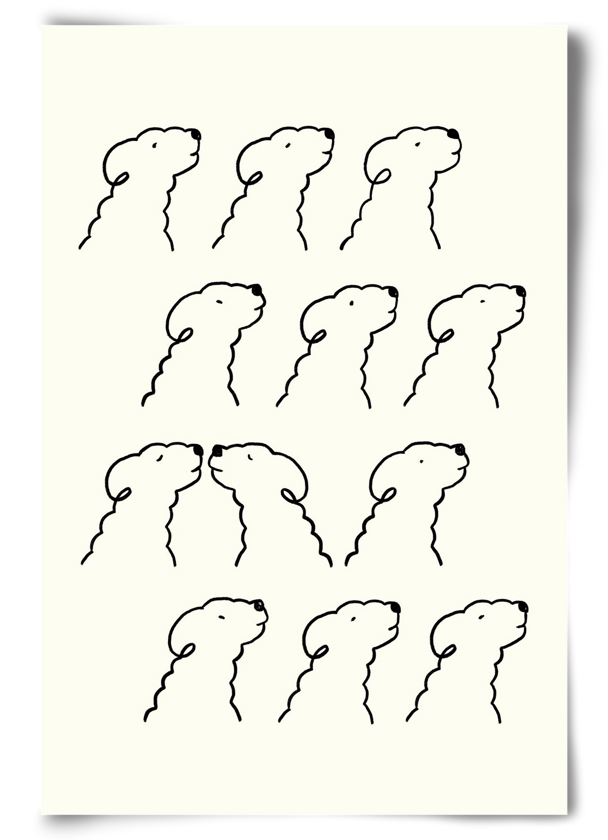 A Monochrome Love Story, 60x90 cm, Keret nélkül