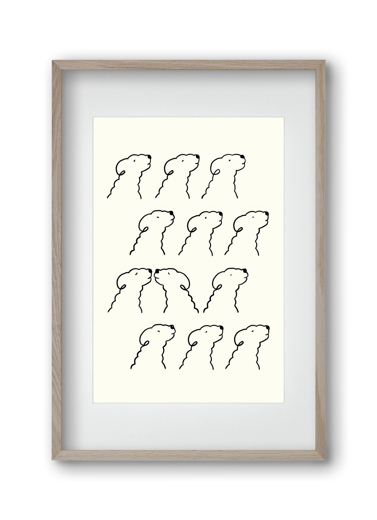 A Monochrome Love Story, 30x45 cm (20x30 cm), Tölgy keret, paszpartuval