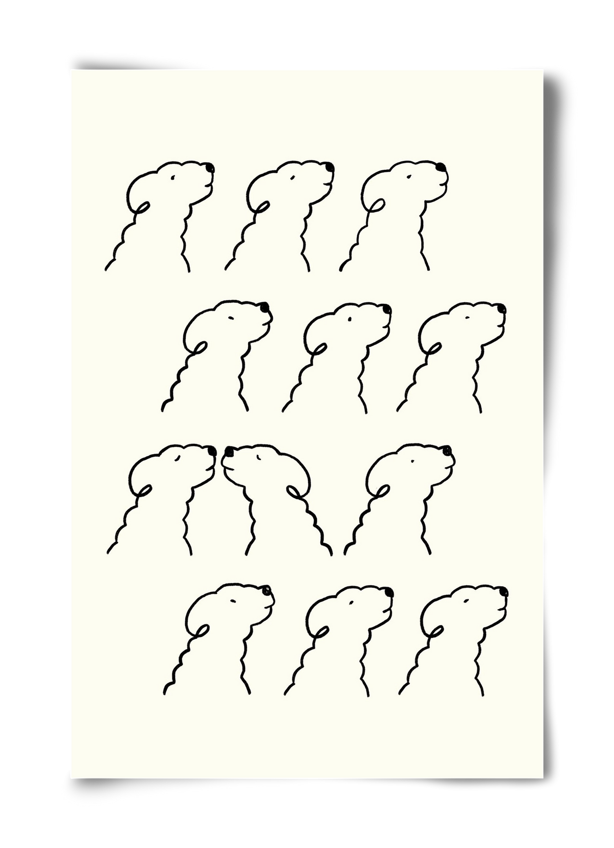 A Monochrome Love Story, 40x60 cm, Keret nélkül