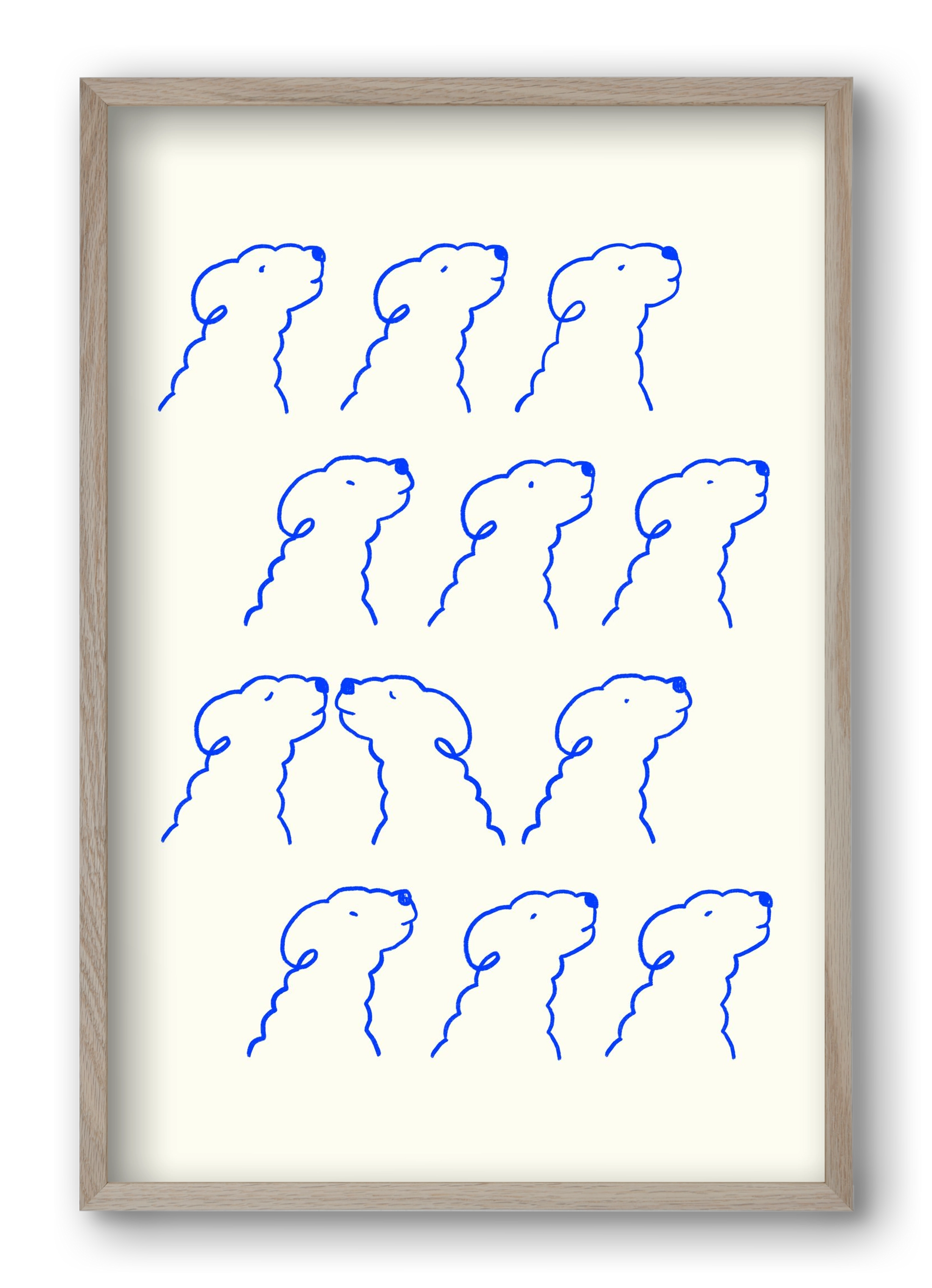 A Love Story, 40x60 cm (40x60 cm), Tölgy keret