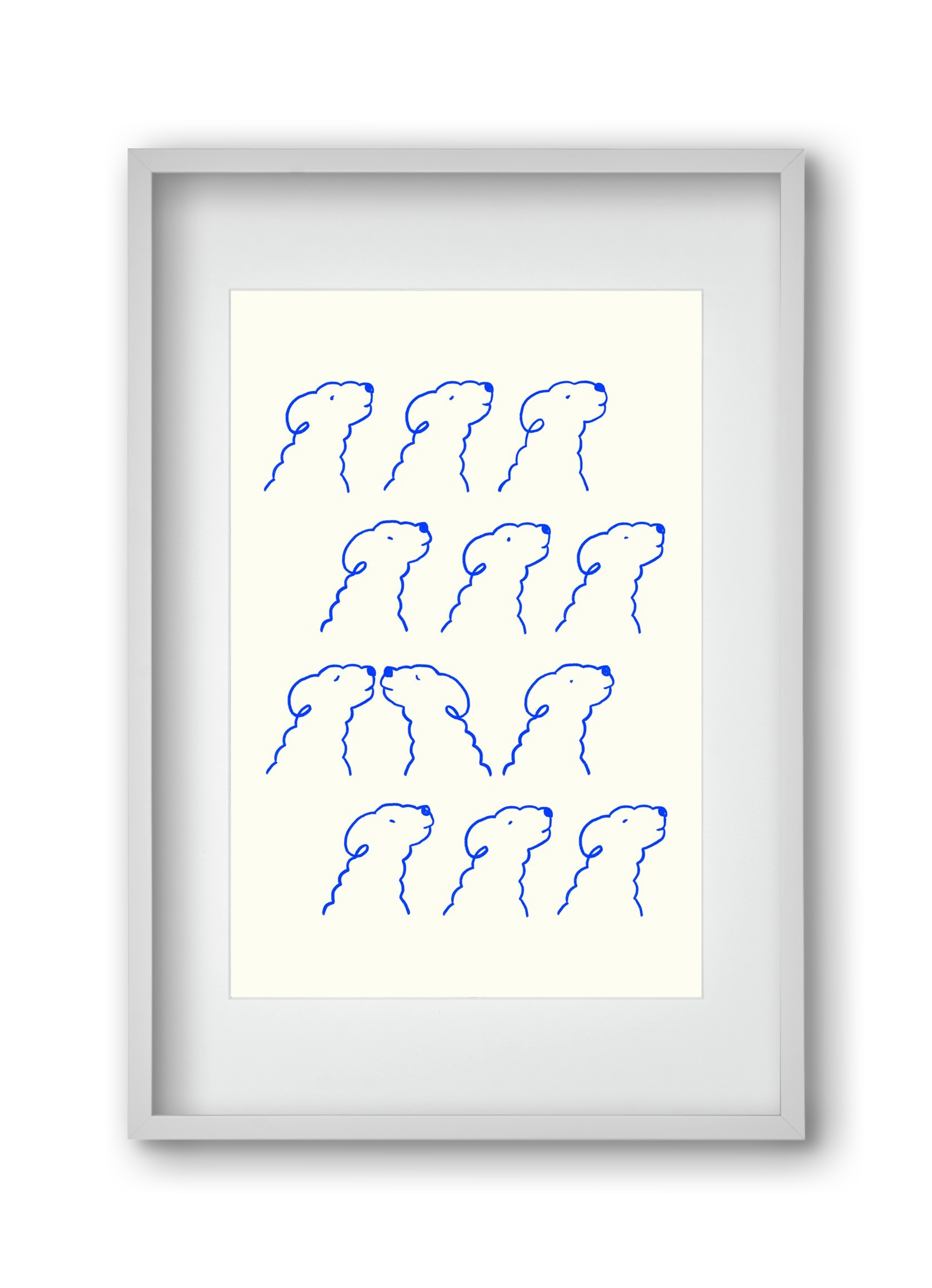 A Love Story, 30x45 cm (20x30 cm), Fehér keret, paszpartuval