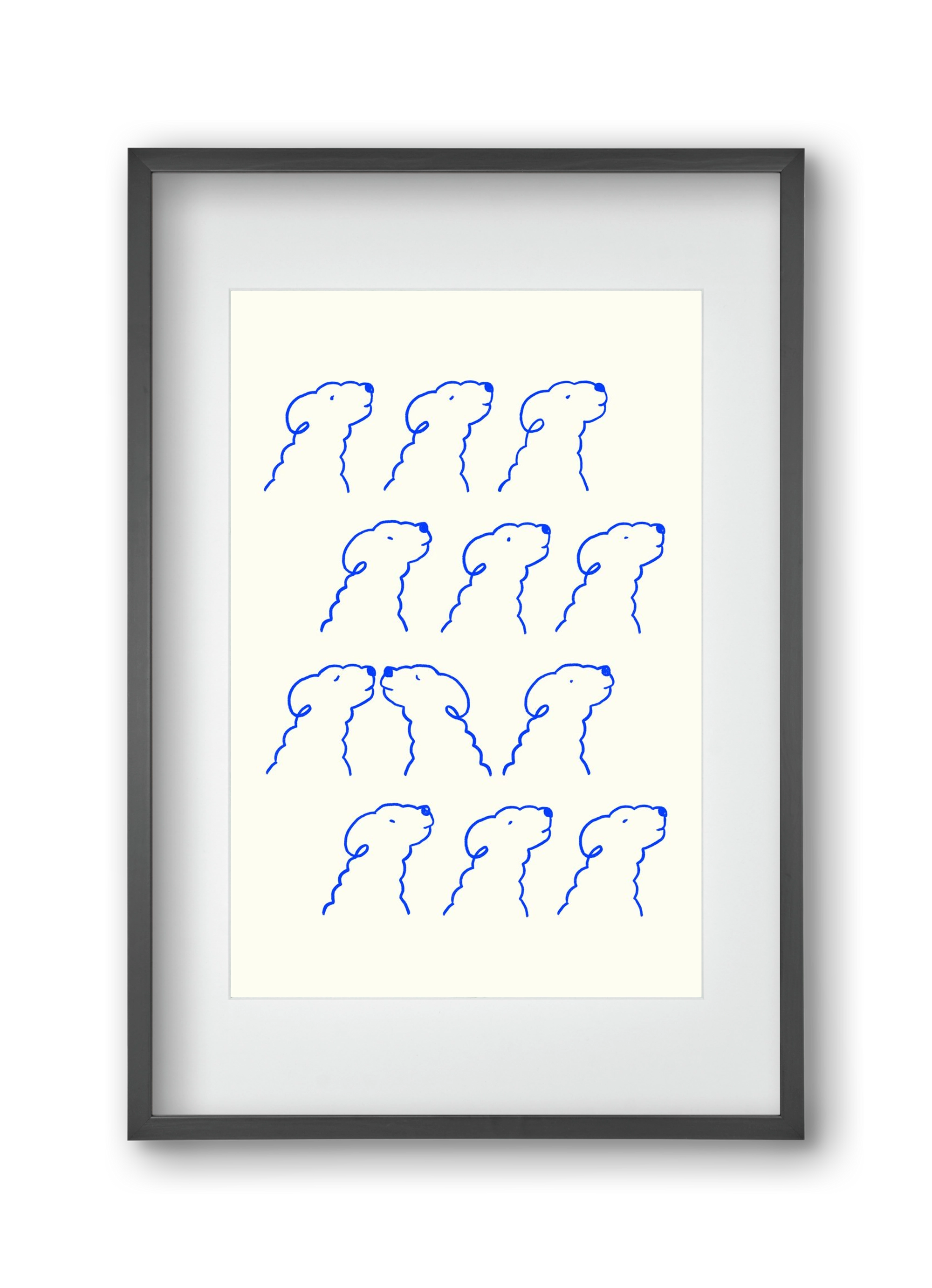 A Love Story, 30x45 cm (20x30 cm), Fekete keret, paszpartuval