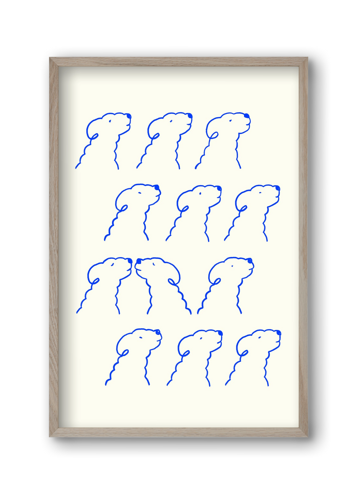 A Love Story, 30x45 cm (30x45 cm), Tölgy keret