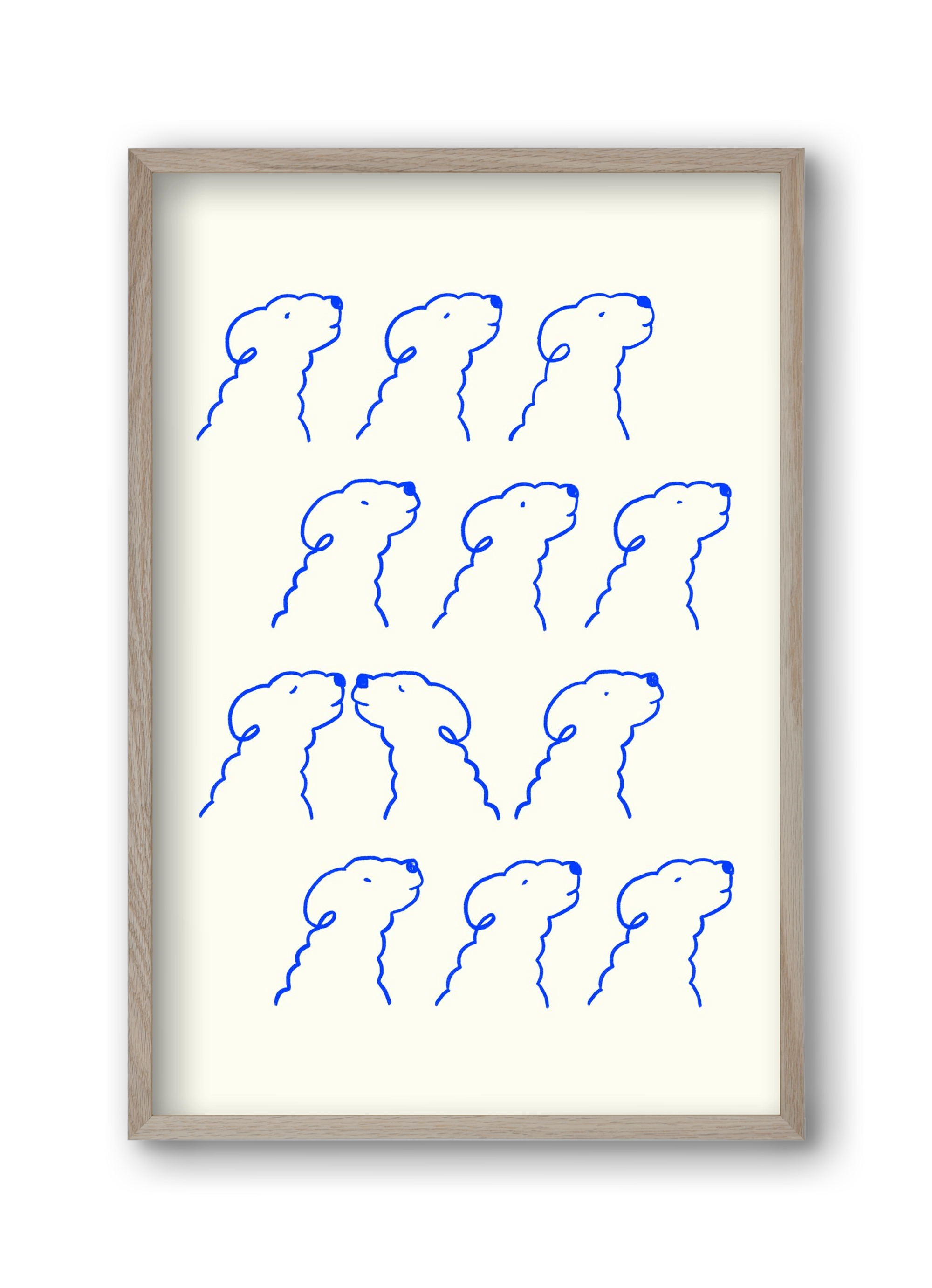 A Love Story, 30x45 cm (30x45 cm), Tölgy keret