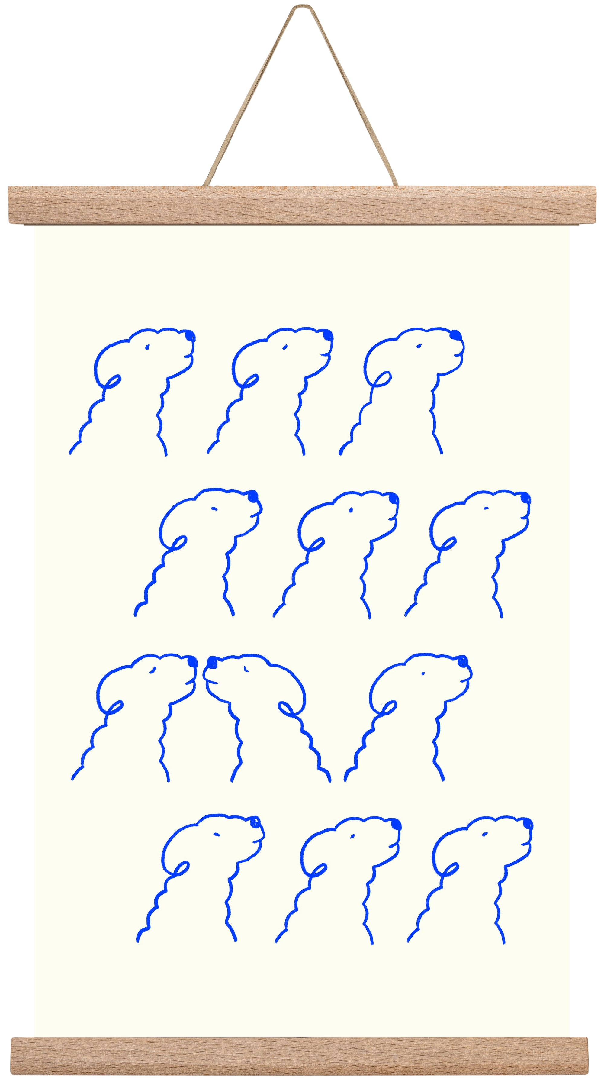 A Love Story, 30x45 cm (30x45 cm), Tölgy akasztó