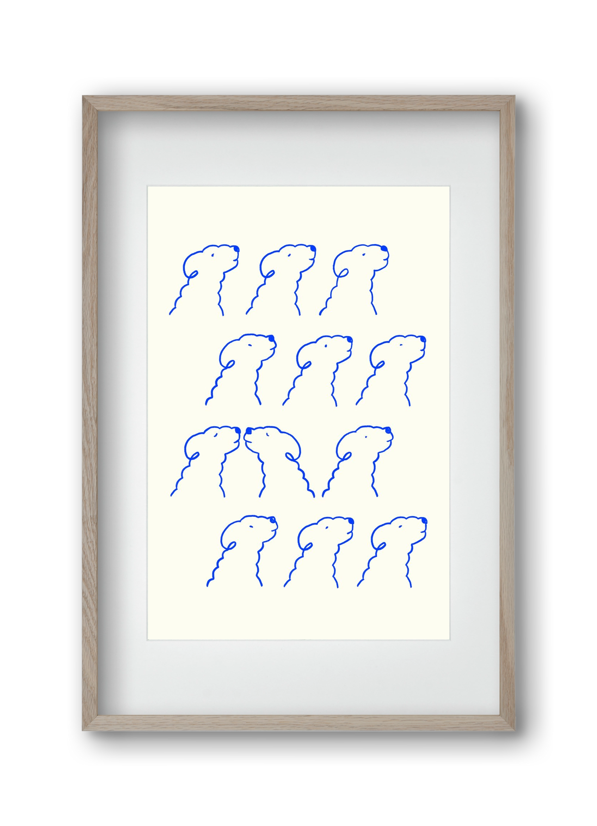 A Love Story, 30x45 cm (20x30 cm), Tölgy keret, paszpartuval