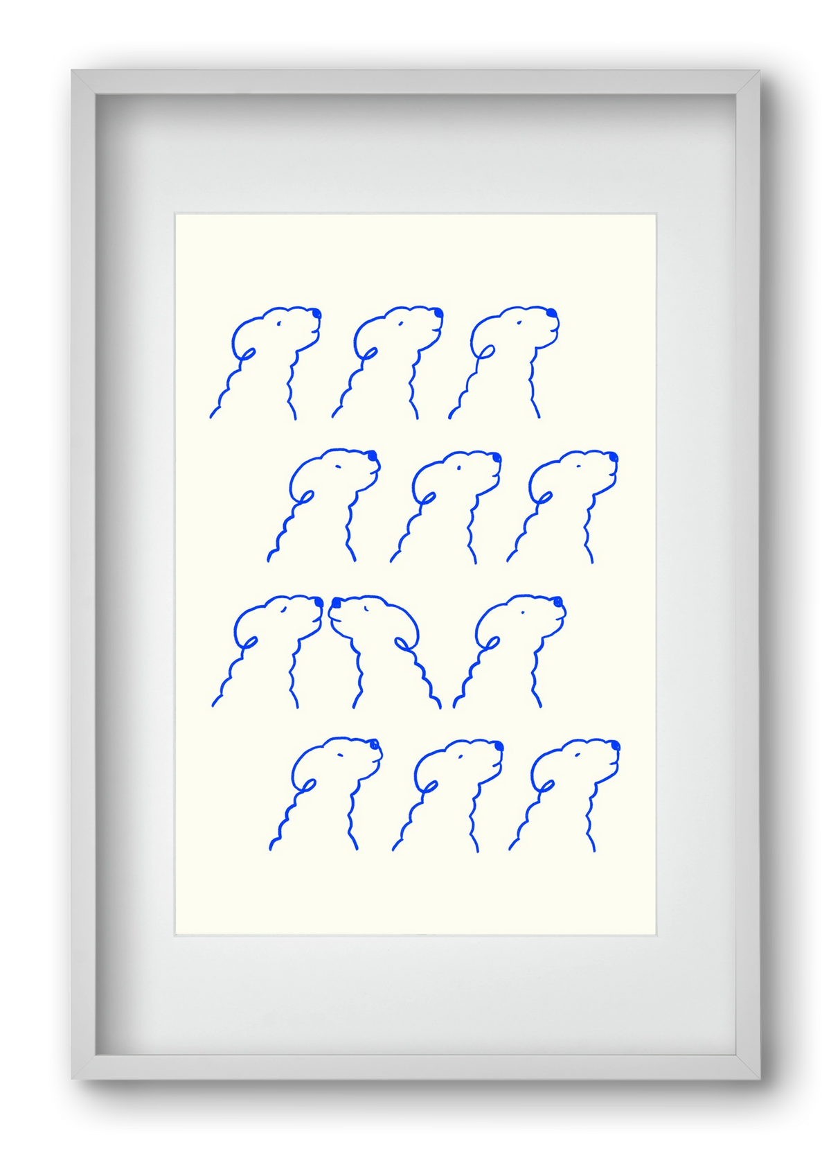 A Love Story, 40x60 cm (30x45 cm), Fehér keret, paszpartuval