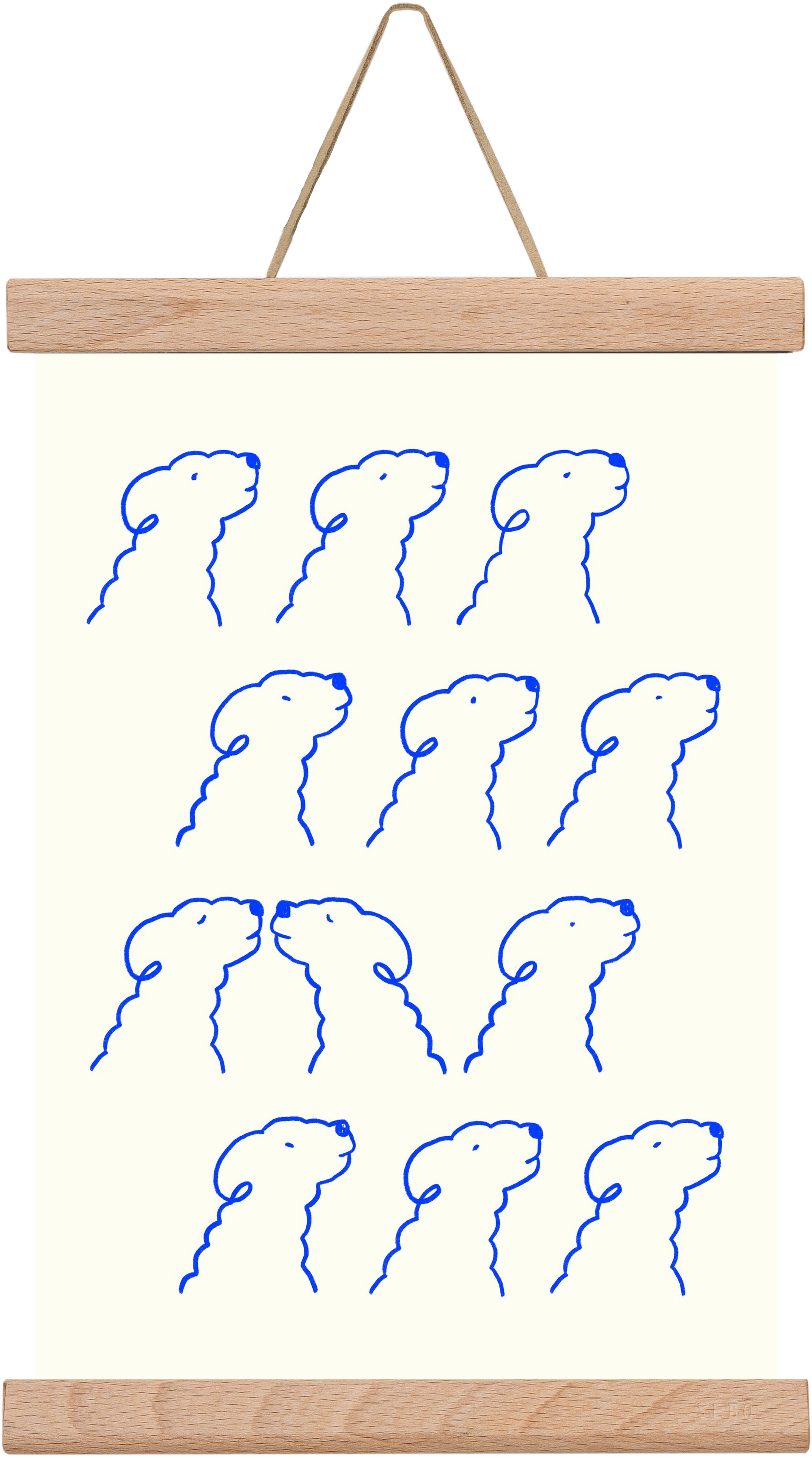 A Love Story, 20x30 cm (20x30 cm), Tölgy akasztó