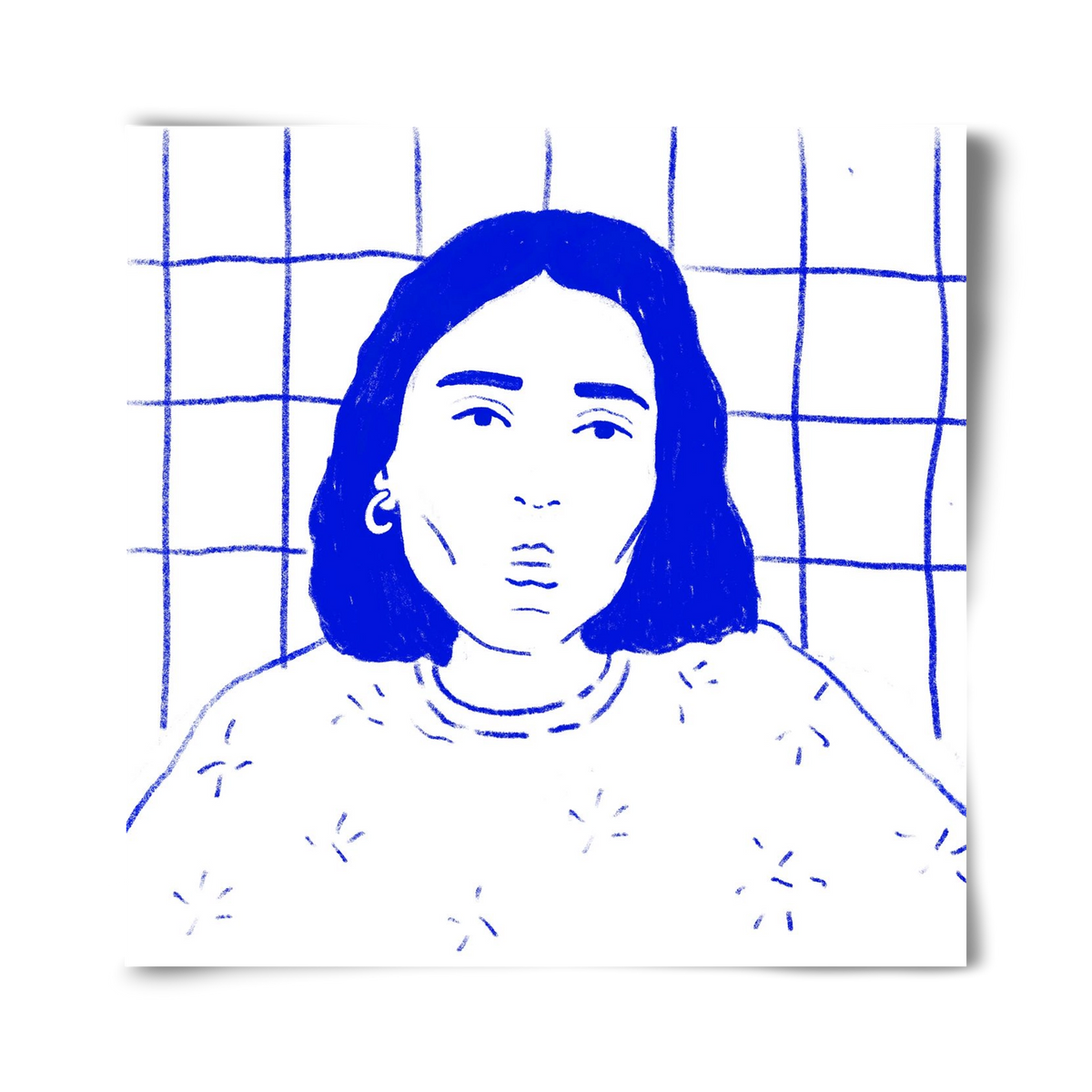 A Stranger, 40x40 cm, Keret nélkül