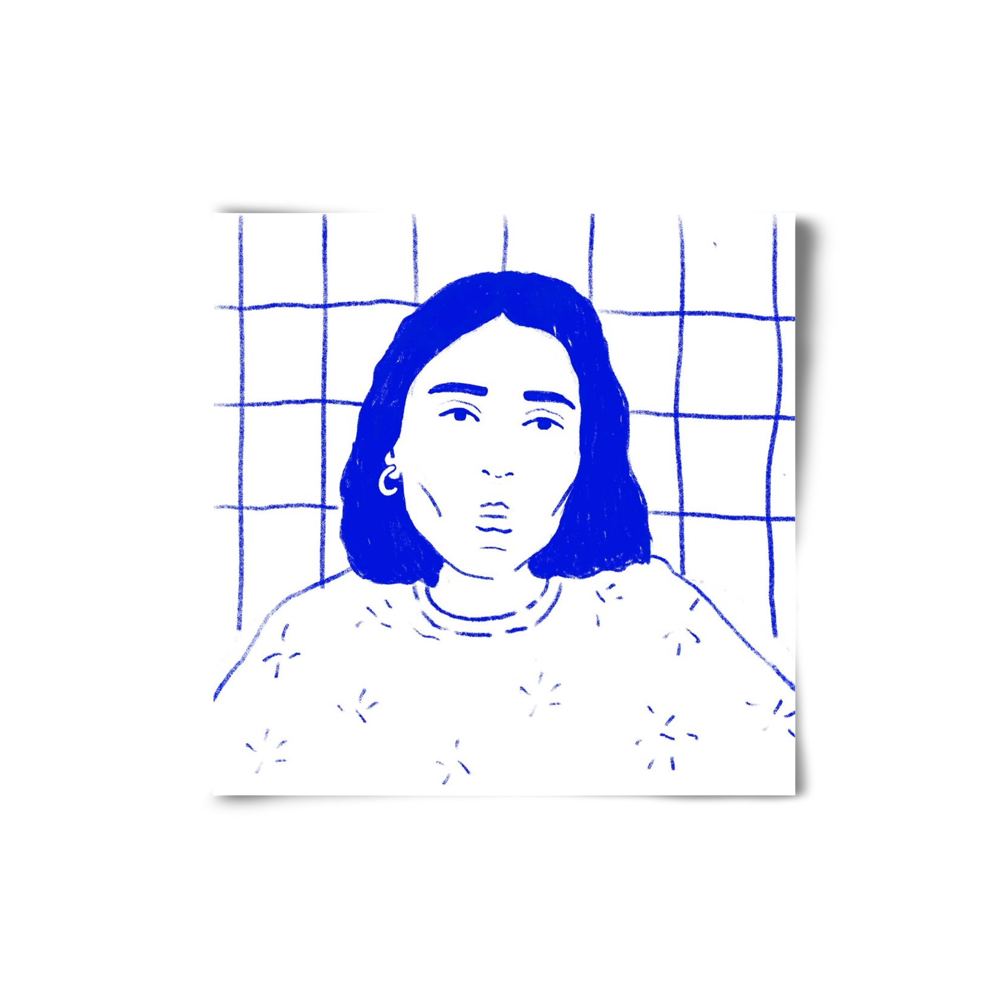 A Stranger, 20x20 cm, Keret nélkül