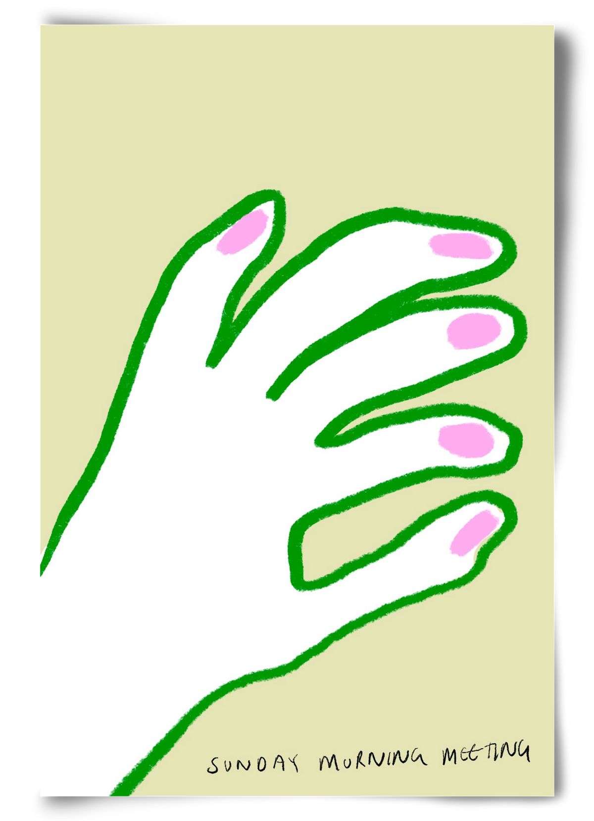 Sunday Morning Meeting, 60x90 cm, Keret nélkül