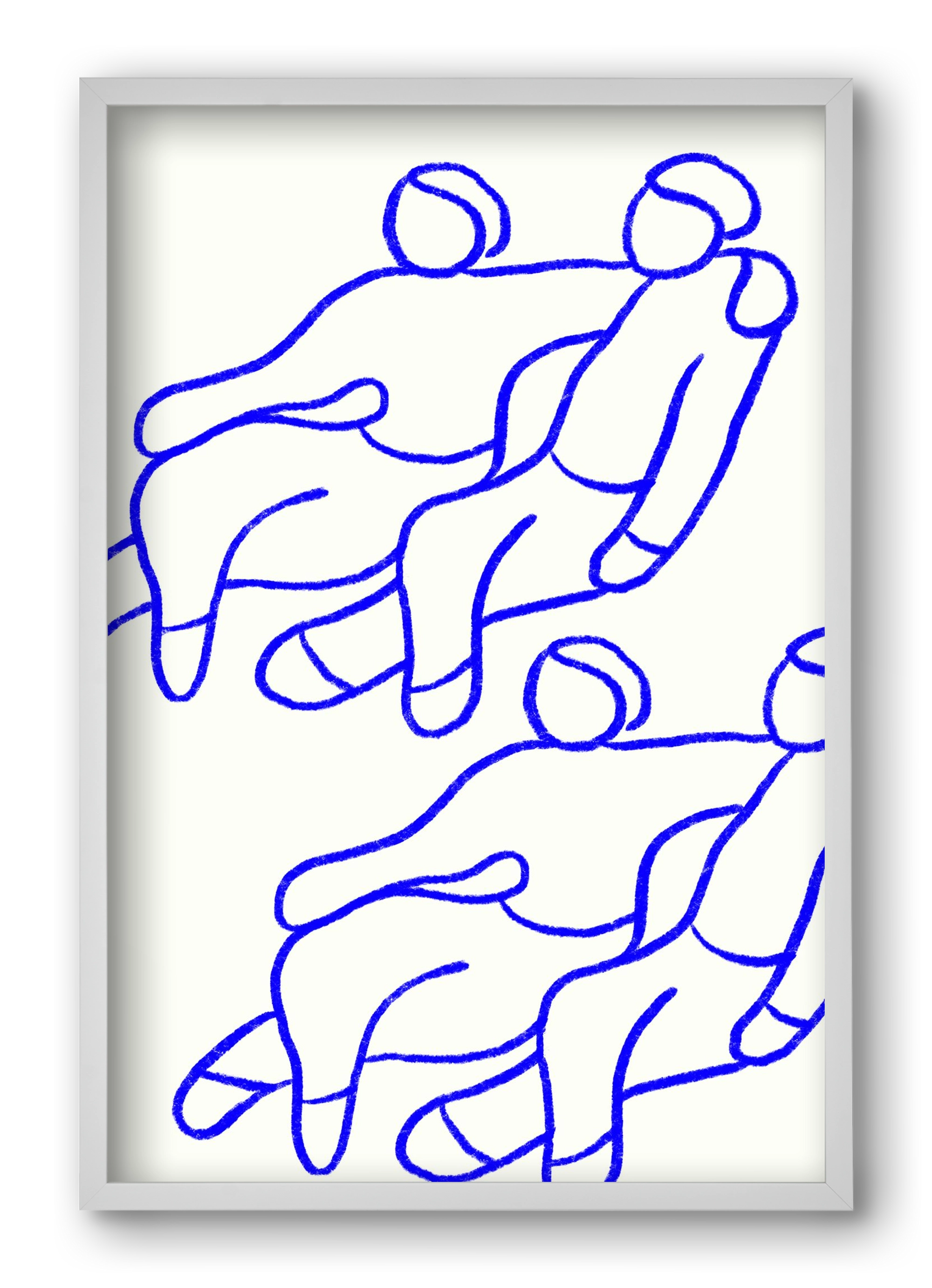 The movies, 40x60 cm (40x60 cm), Fehér keret