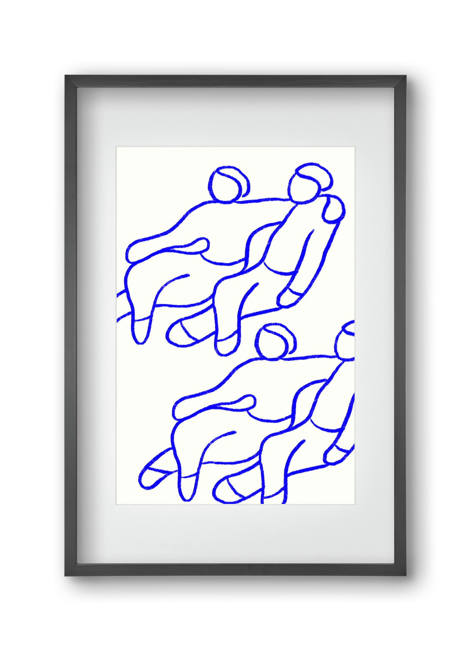 The movies, 30x45 cm (20x30 cm), Fekete keret, paszpartuval