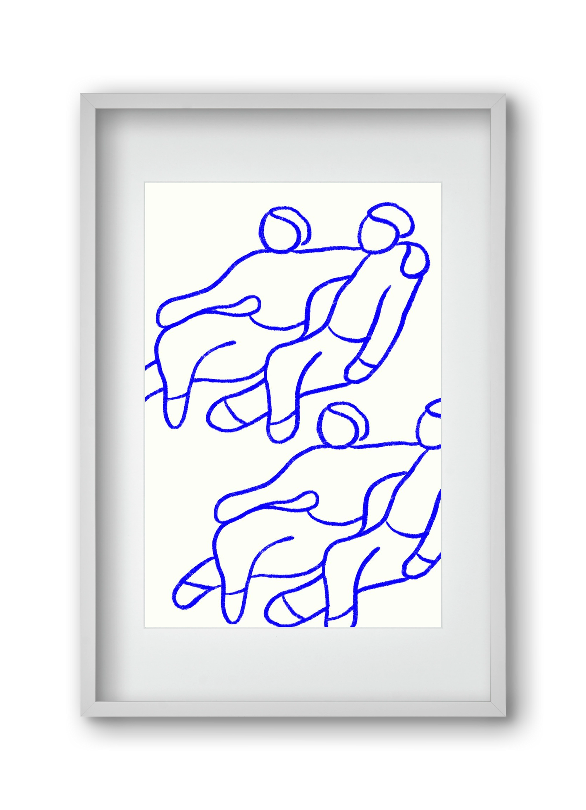 The movies, 30x45 cm (20x30 cm), Fehér keret, paszpartuval