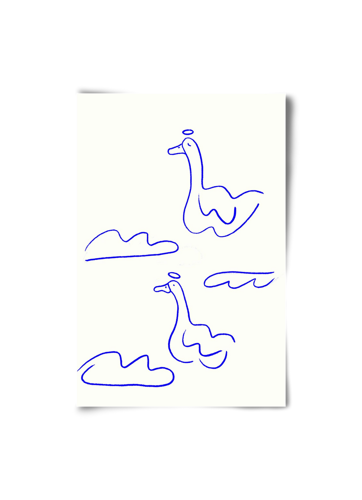 Angel Geese, 20x30 cm, Keret nélkül