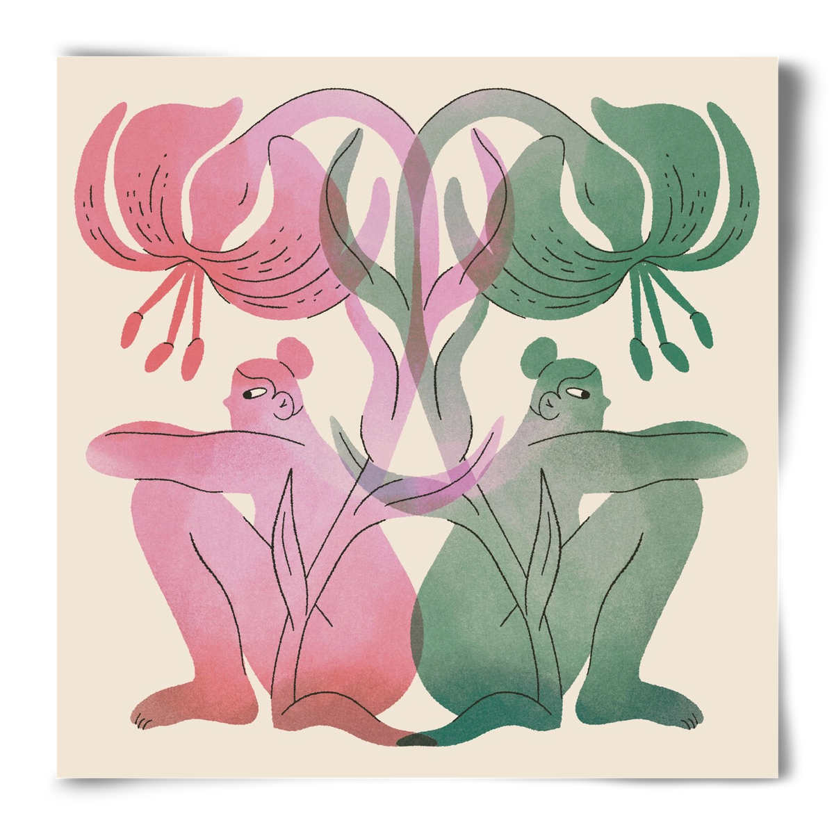 Both Sides, 50x50 cm, Keret nélkül