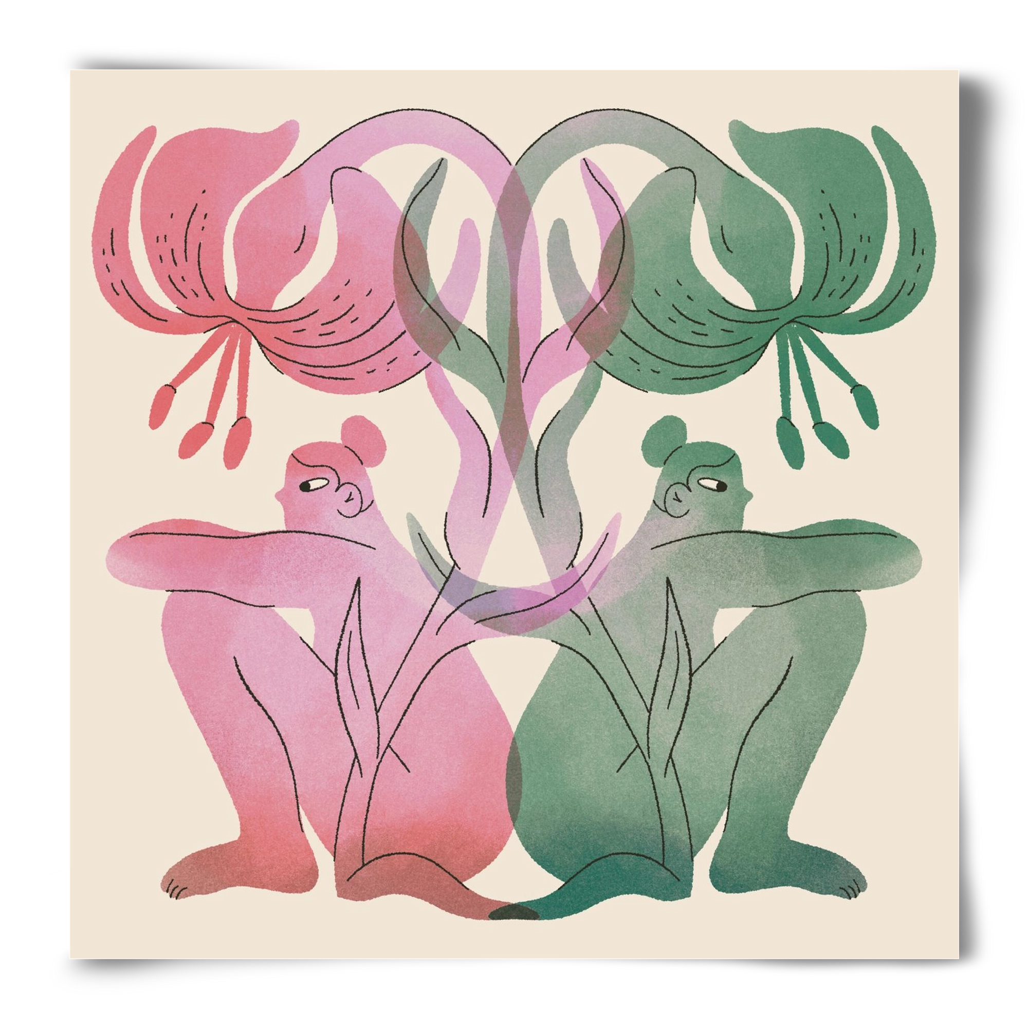 Both Sides, 50x50 cm, Keret nélkül