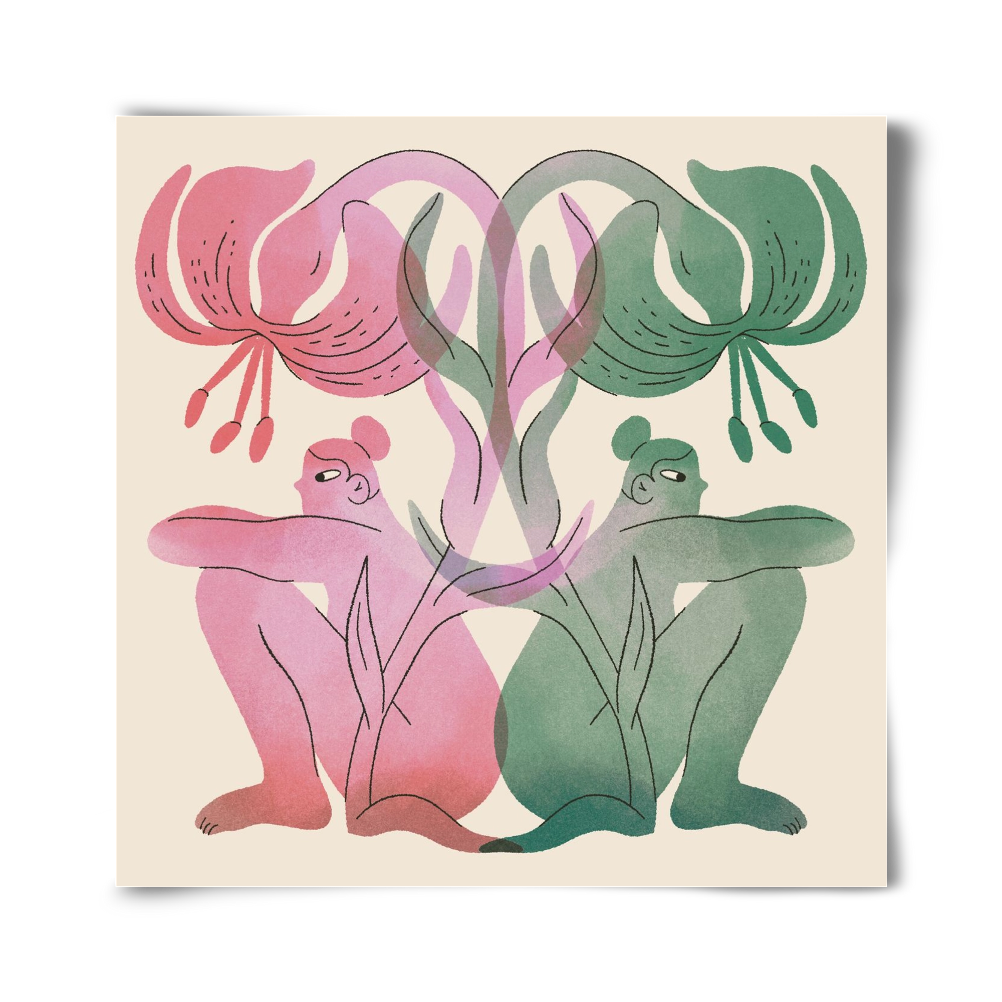 Both Sides, 40x40 cm, Keret nélkül